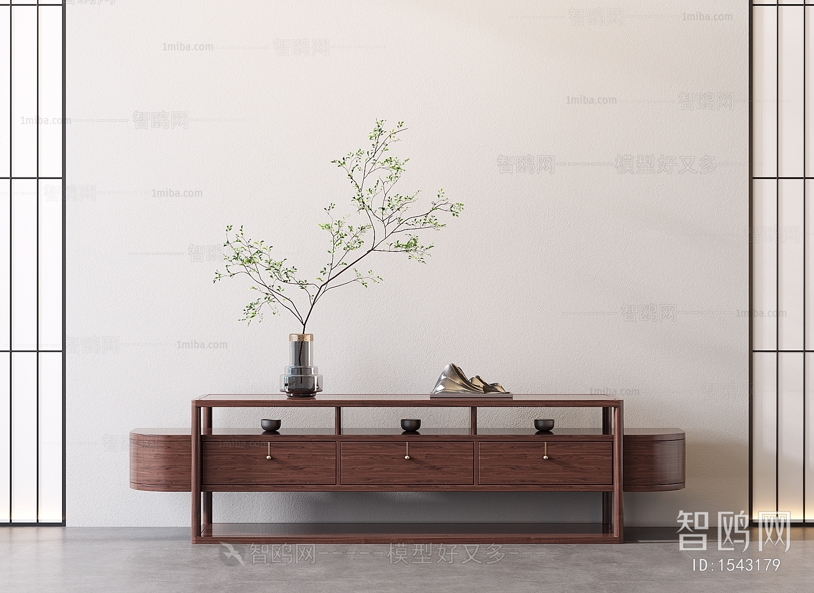 New Chinese Style TV Cabinet