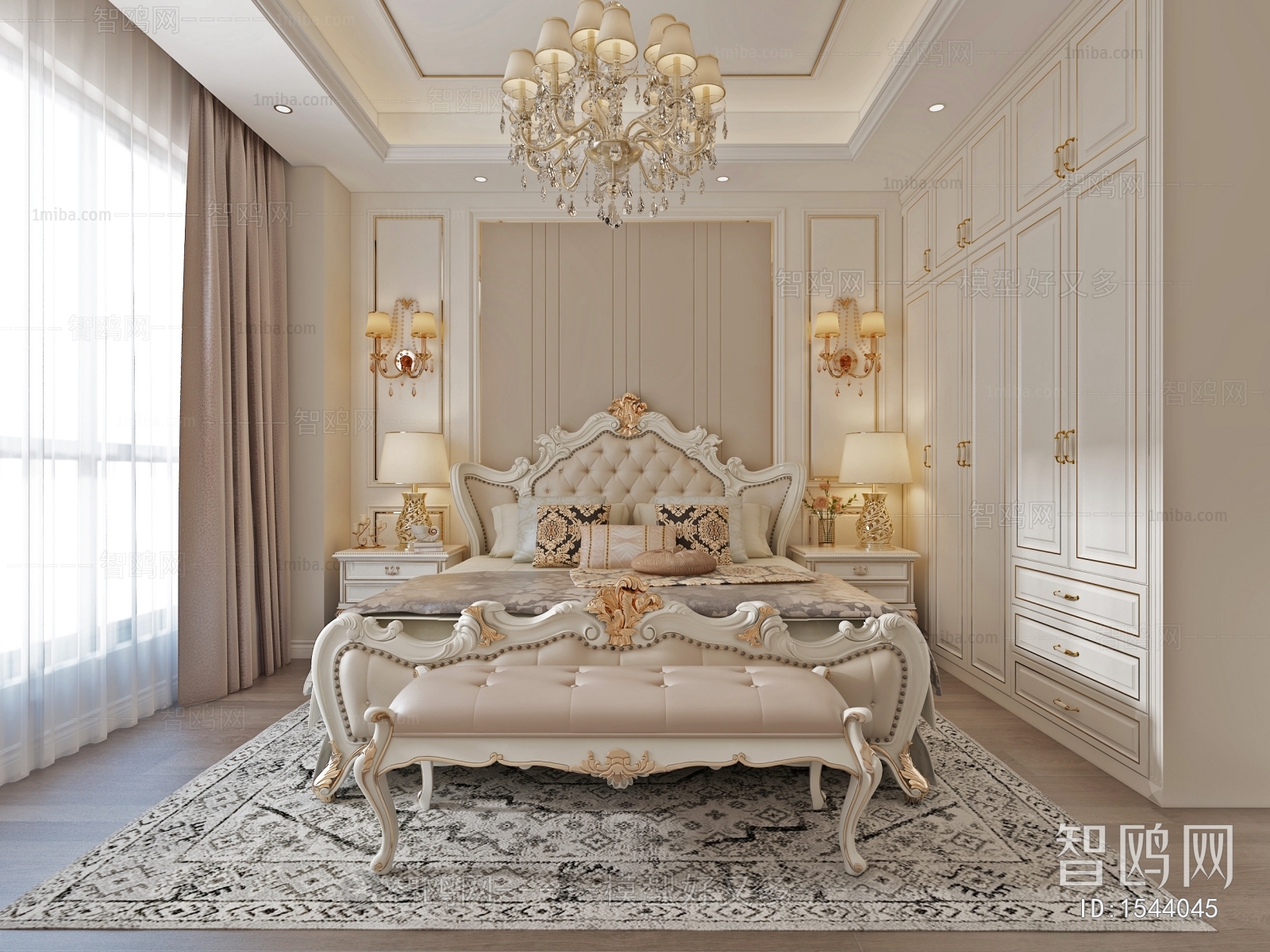 French Style Classical Style Bedroom