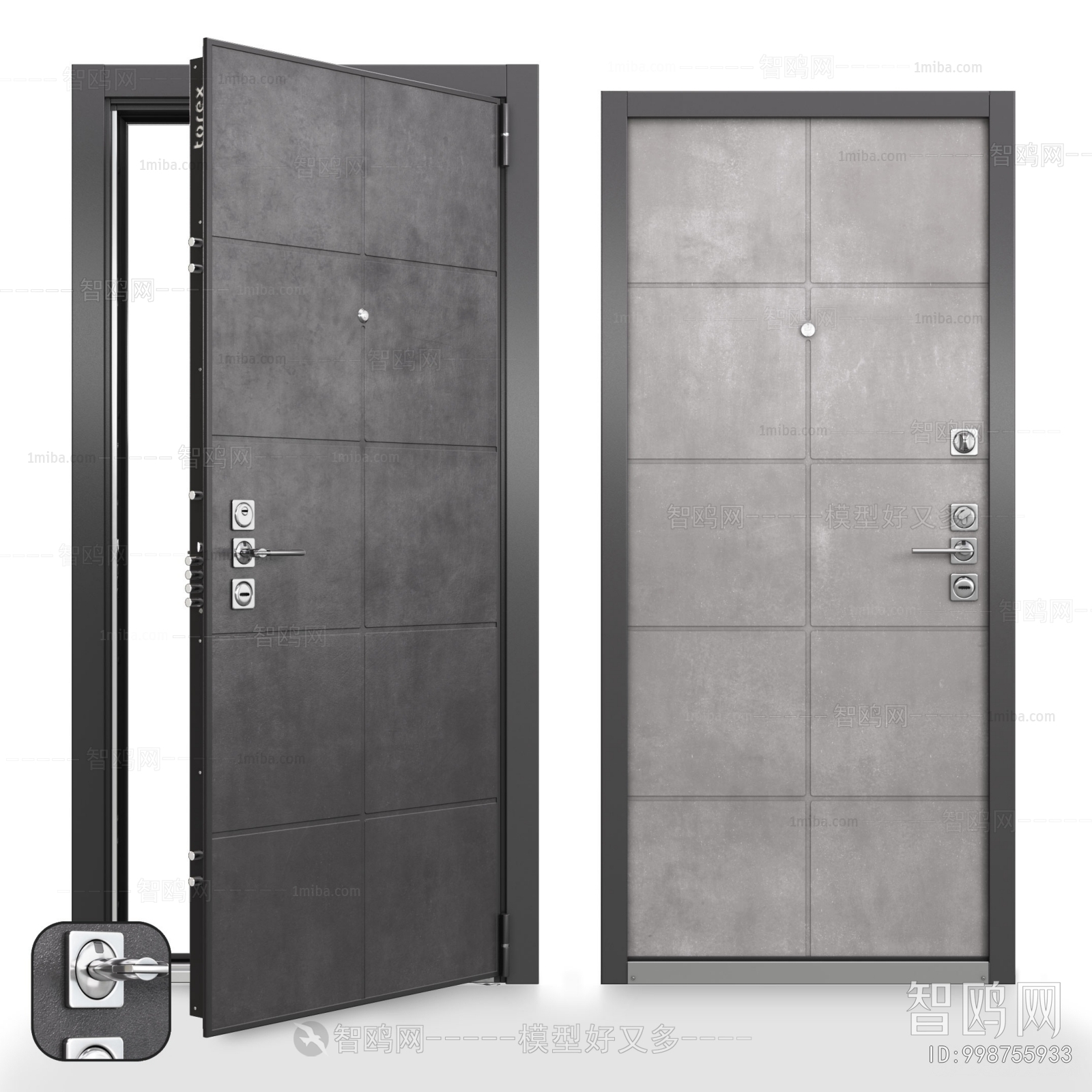 Modern Single Door