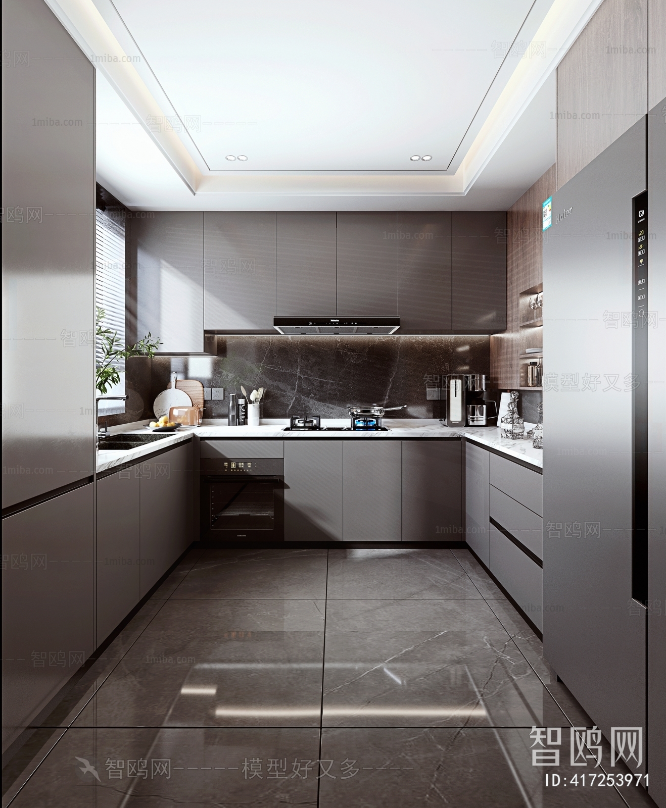 Modern Open Kitchen