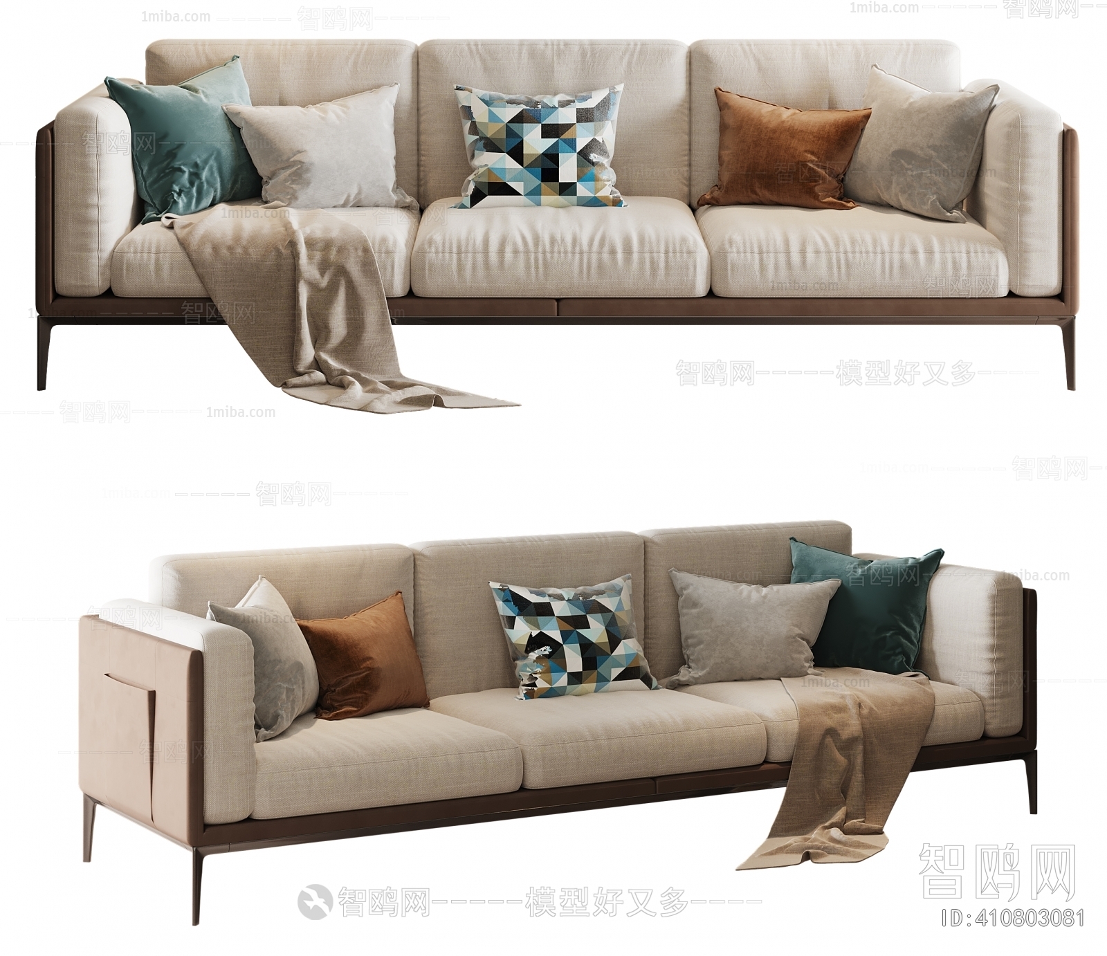 Modern Three-seat Sofa