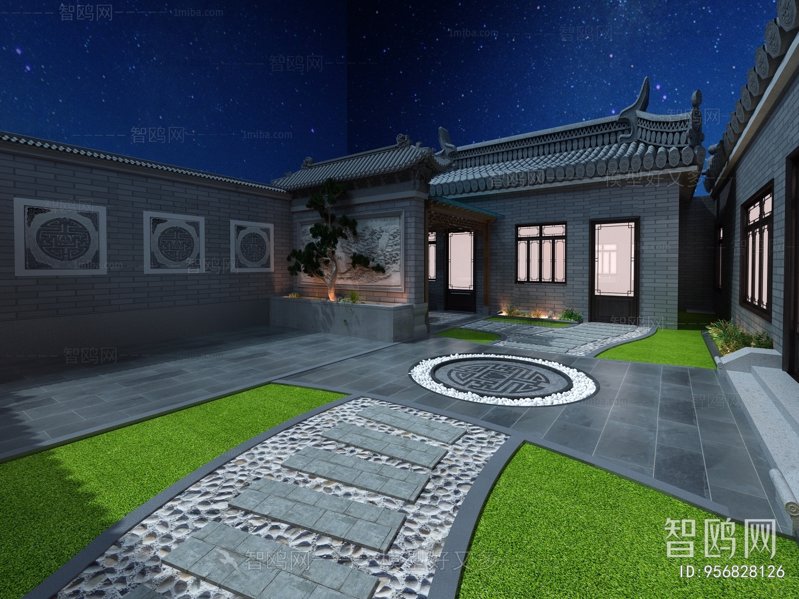 Chinese Style Courtyard/landscape