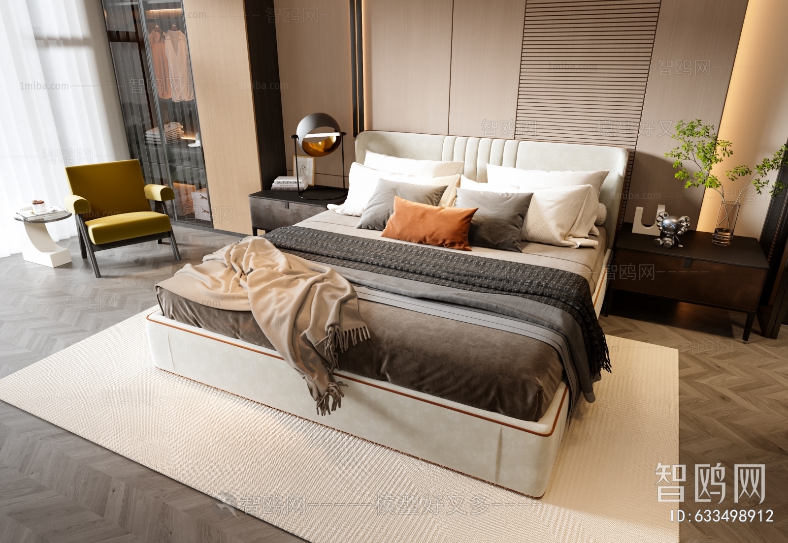 Modern Double Bed