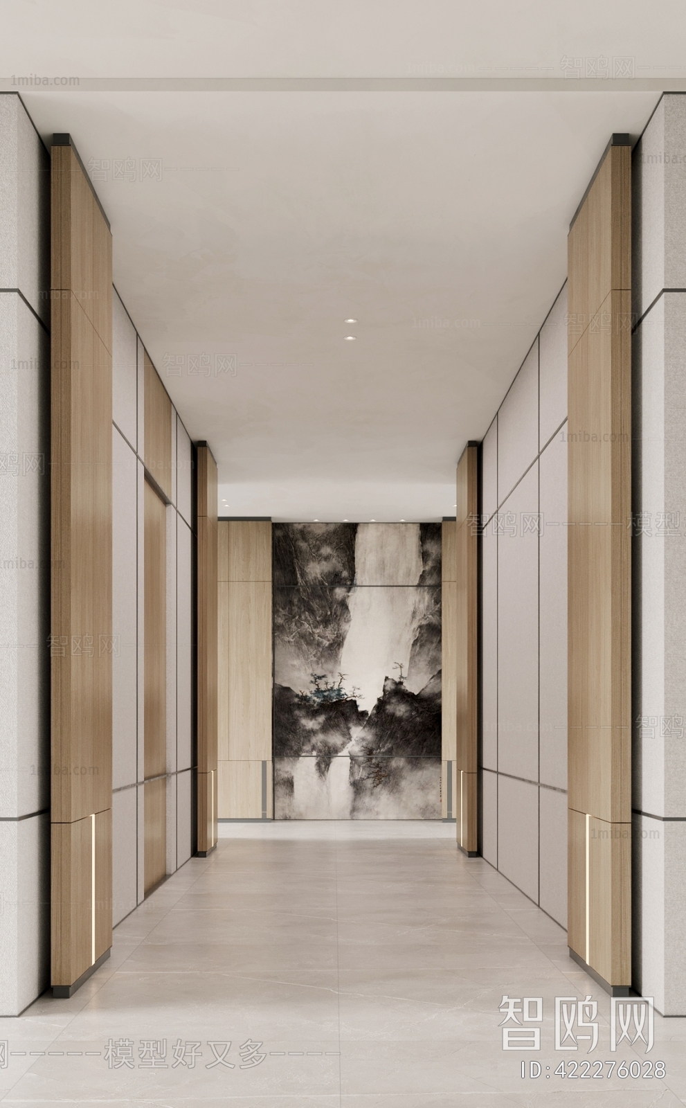 现代走廊电梯厅