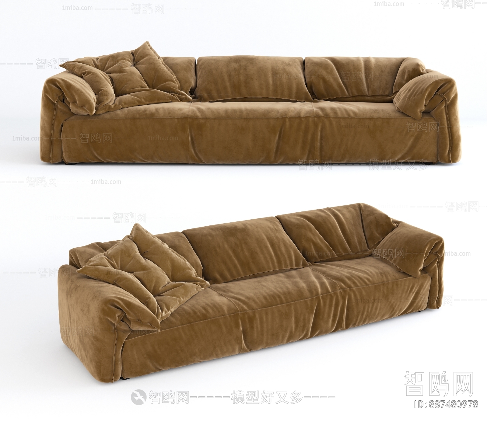 Modern Three-seat Sofa