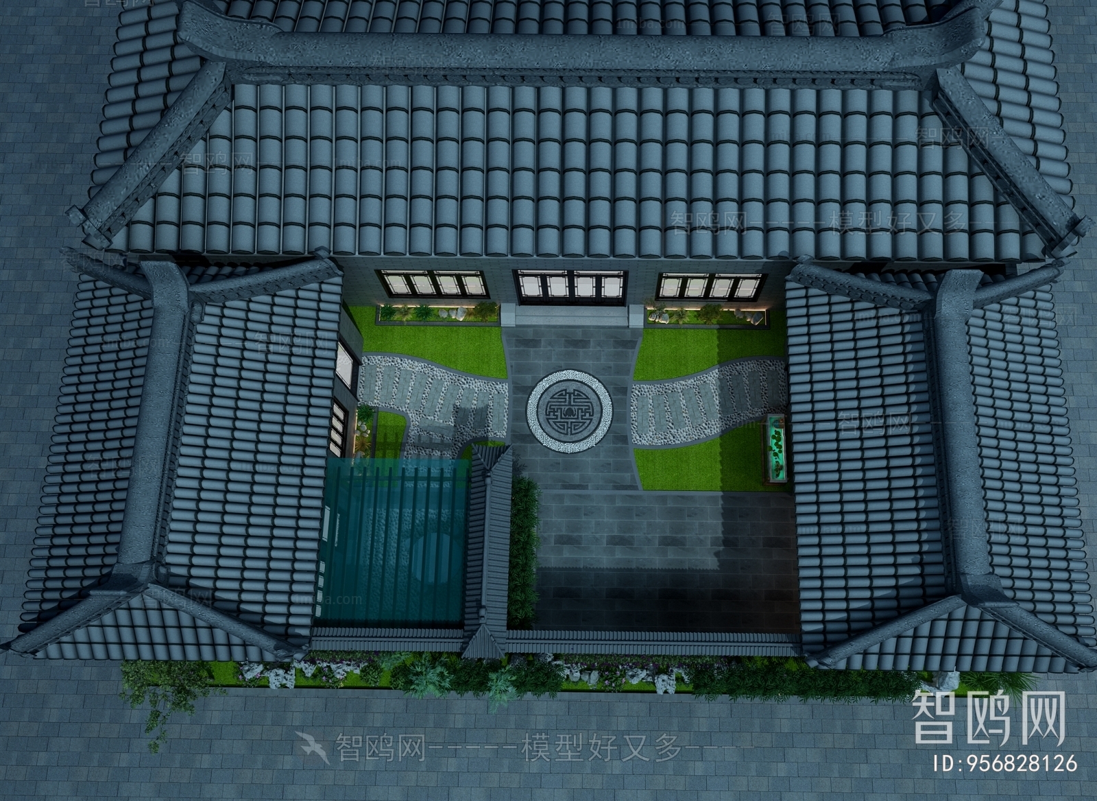 Chinese Style Courtyard/landscape