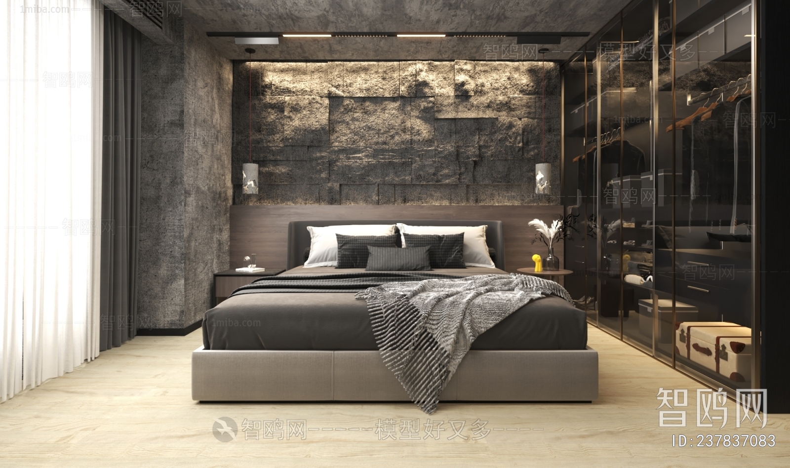 Industrial Style Bedroom