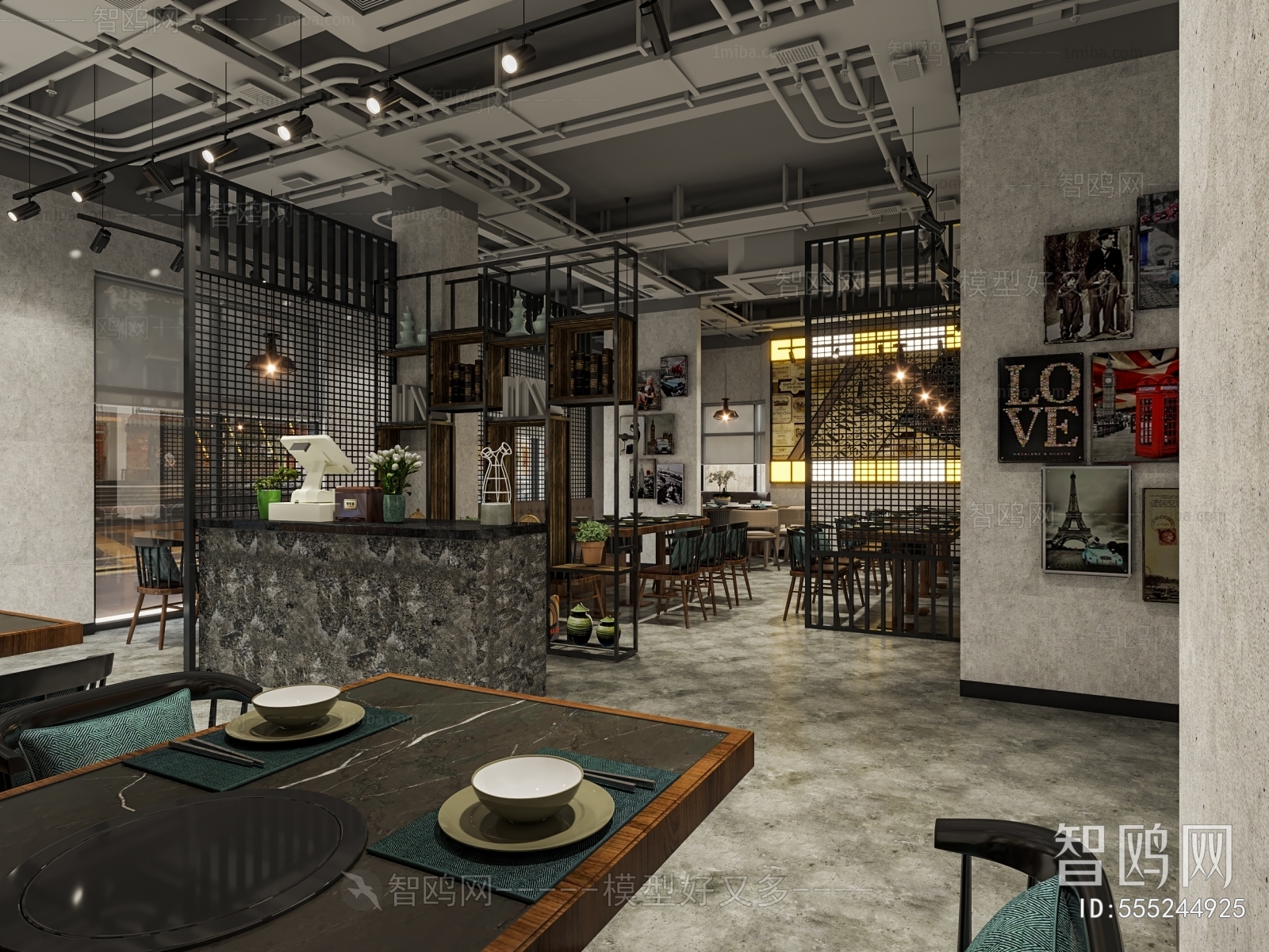 Industrial Style Restaurant