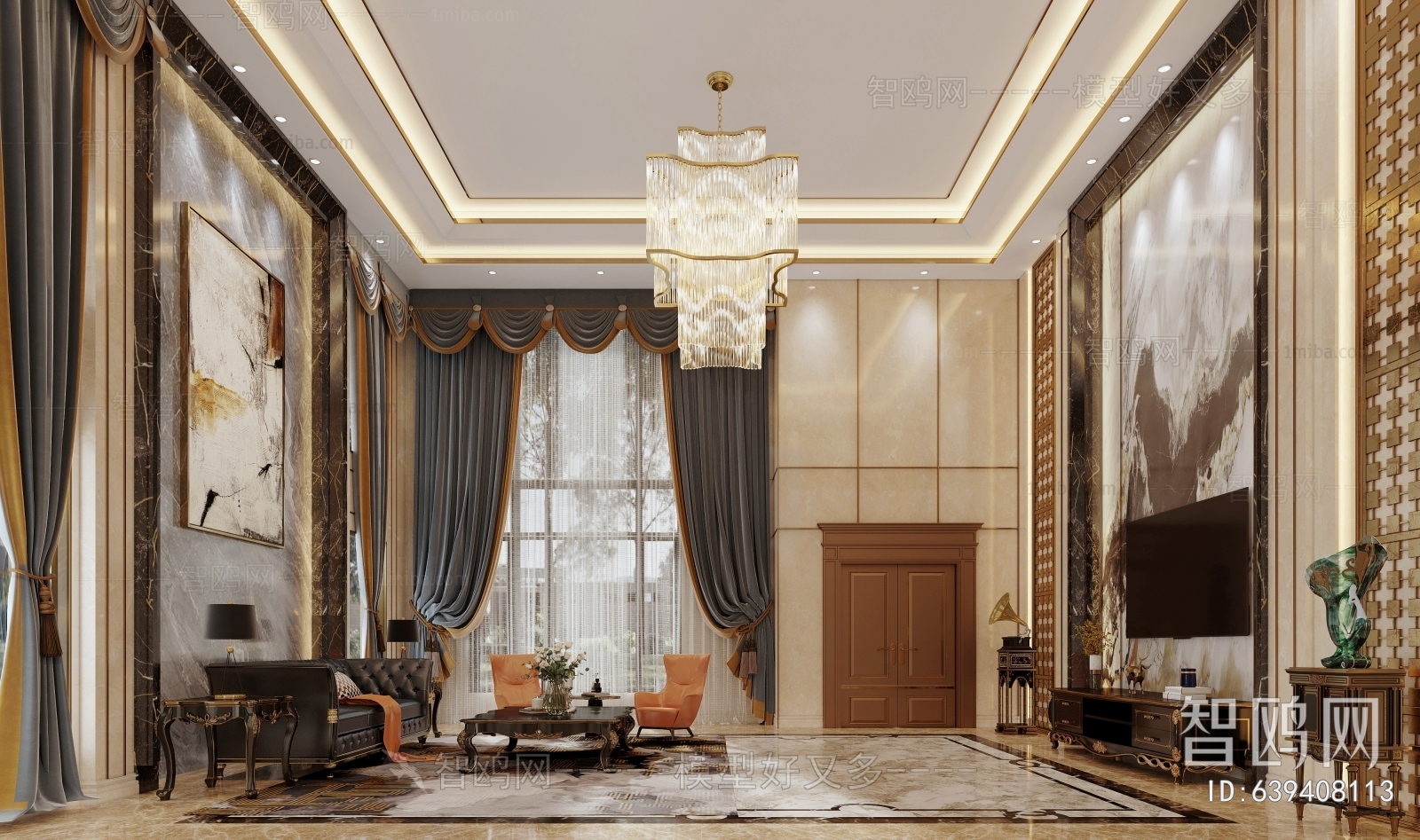 European Style Classical Style A Living Room