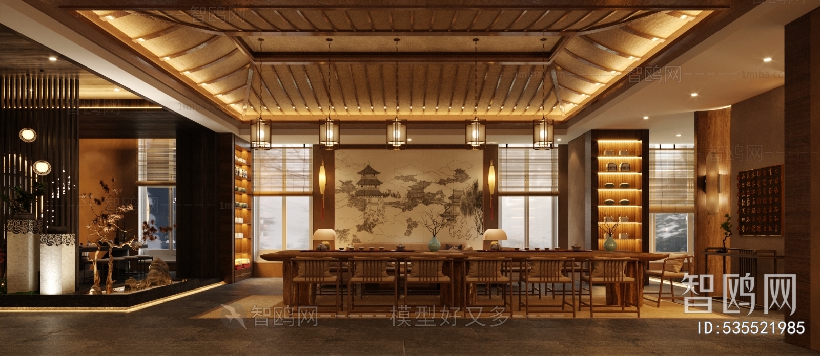 New Chinese Style Tea Shop