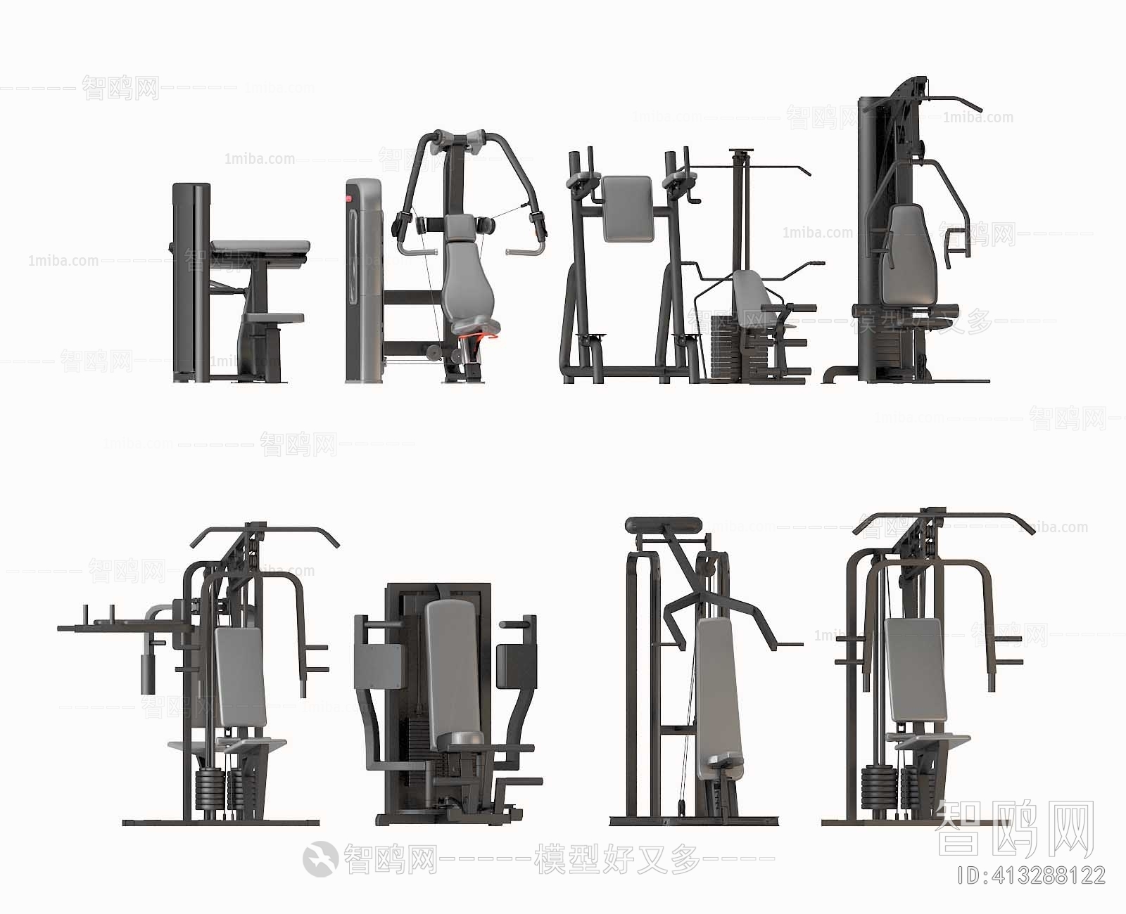 Modern Fitness Equipment