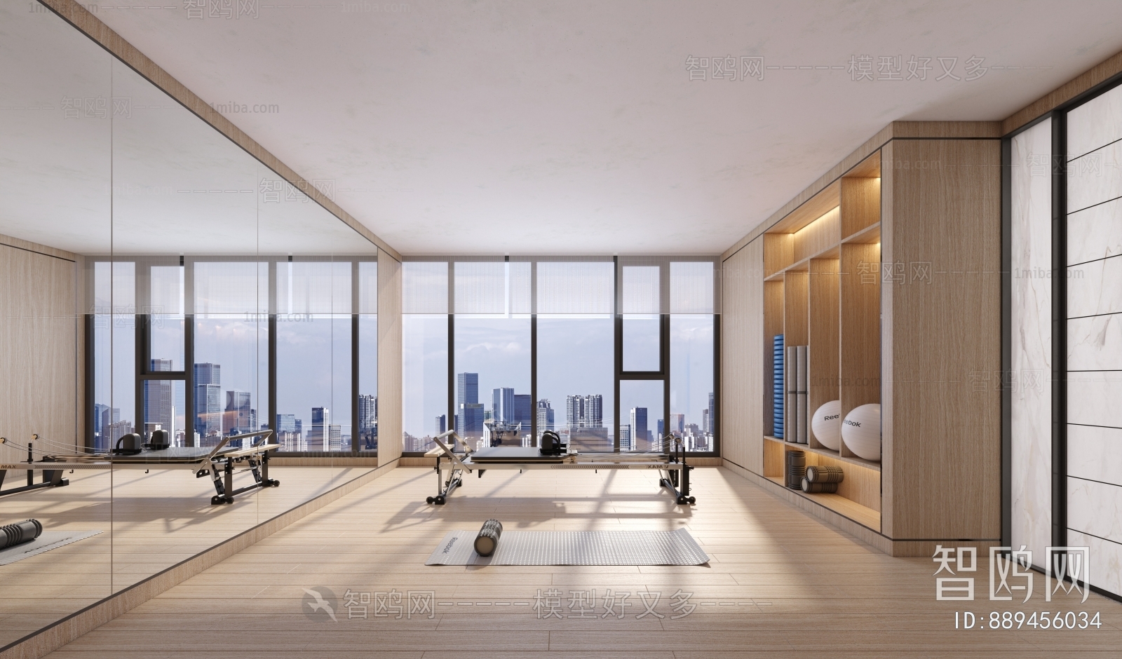 Modern Yoga Room