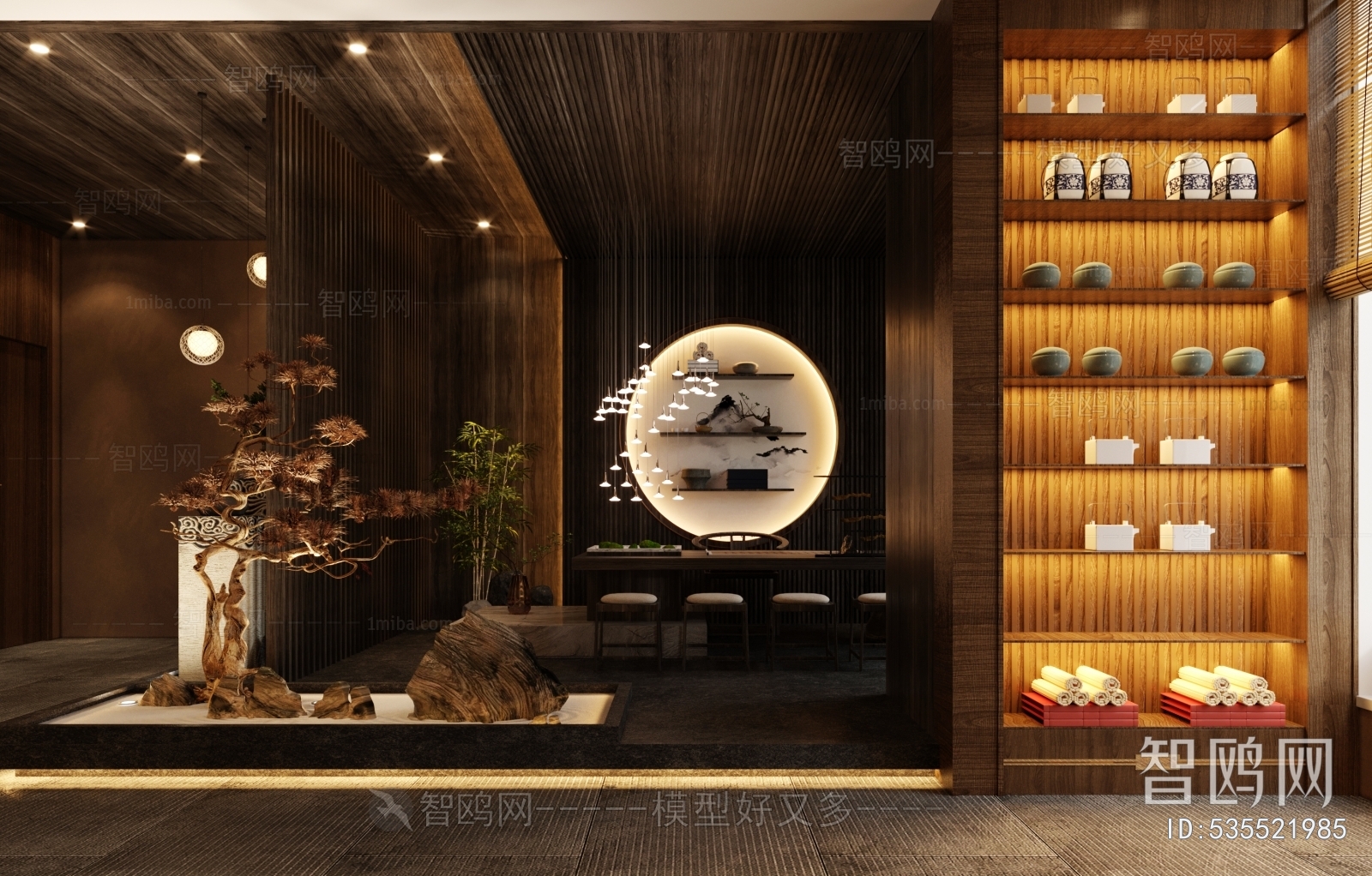 New Chinese Style Tea Shop