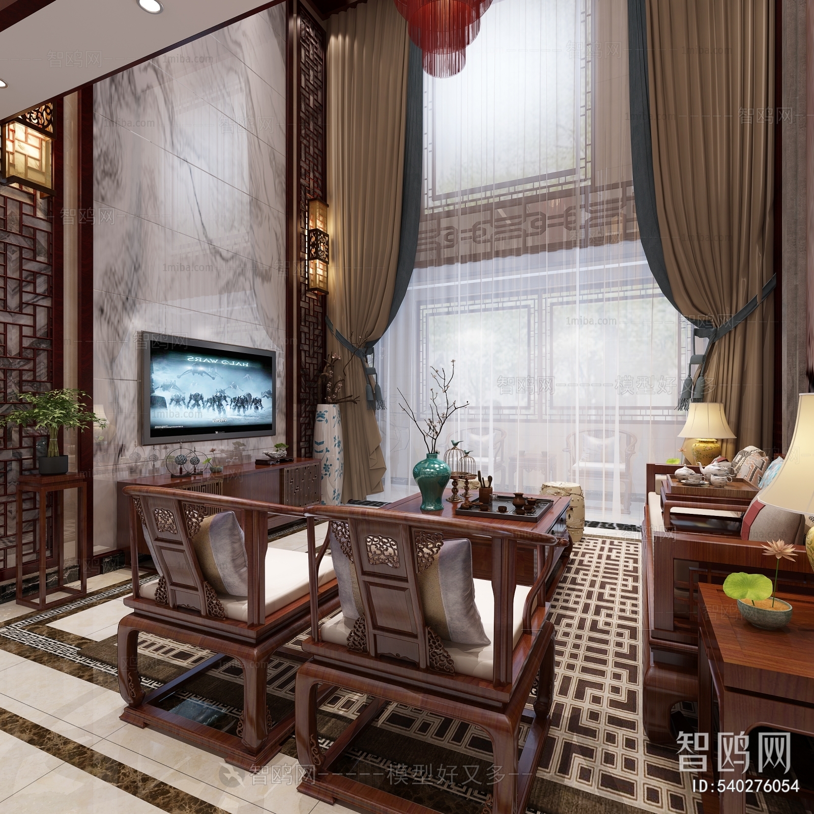 Chinese Style A Living Room