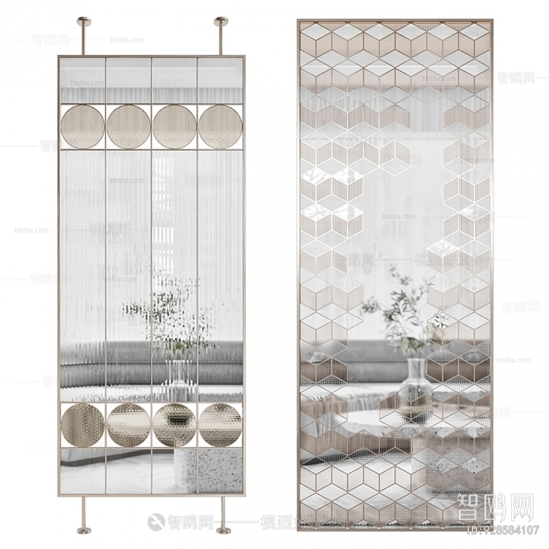 Modern Glass Screen Partition