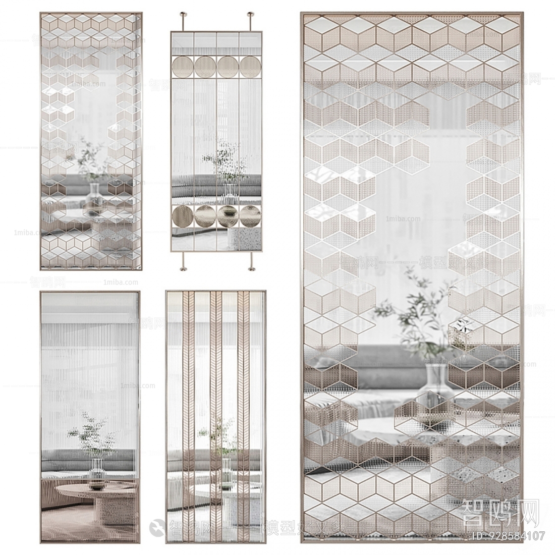 Modern Glass Screen Partition