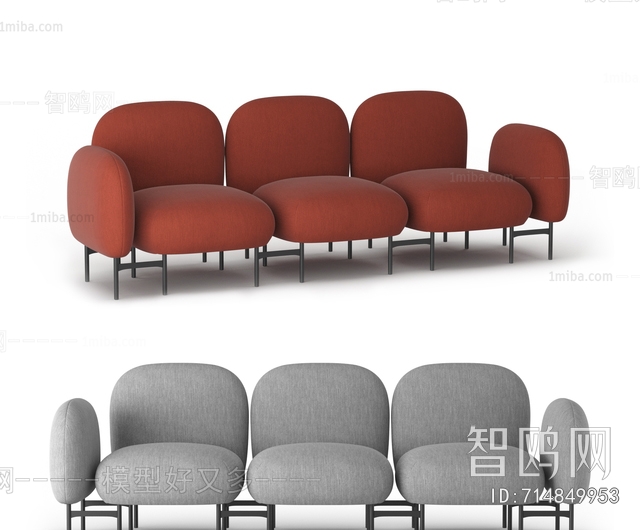 Modern Three-seat Sofa