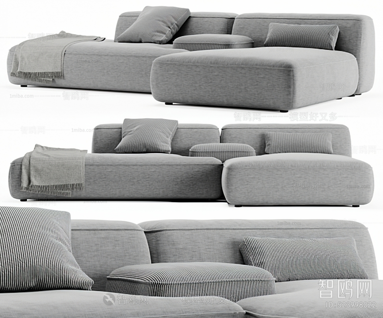 Modern Multi Person Sofa