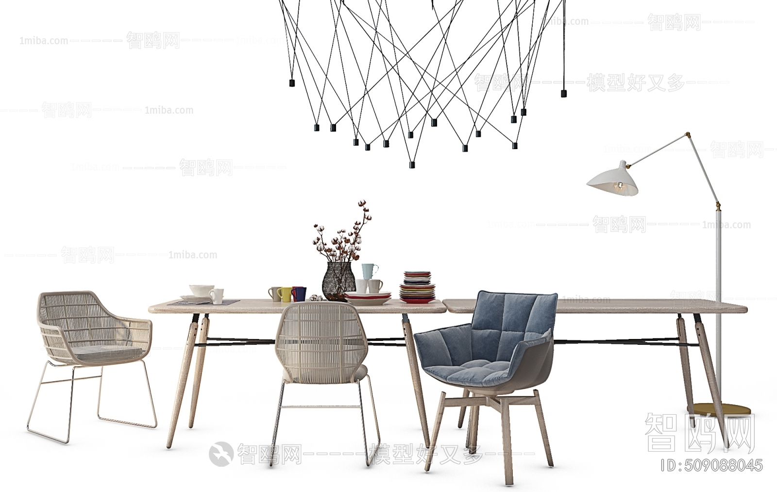 Nordic Style Dining Table And Chairs