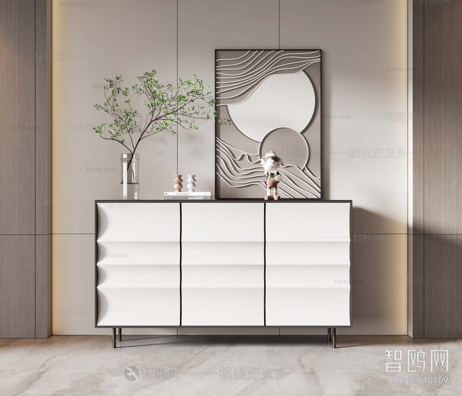 Modern Entrance Cabinet