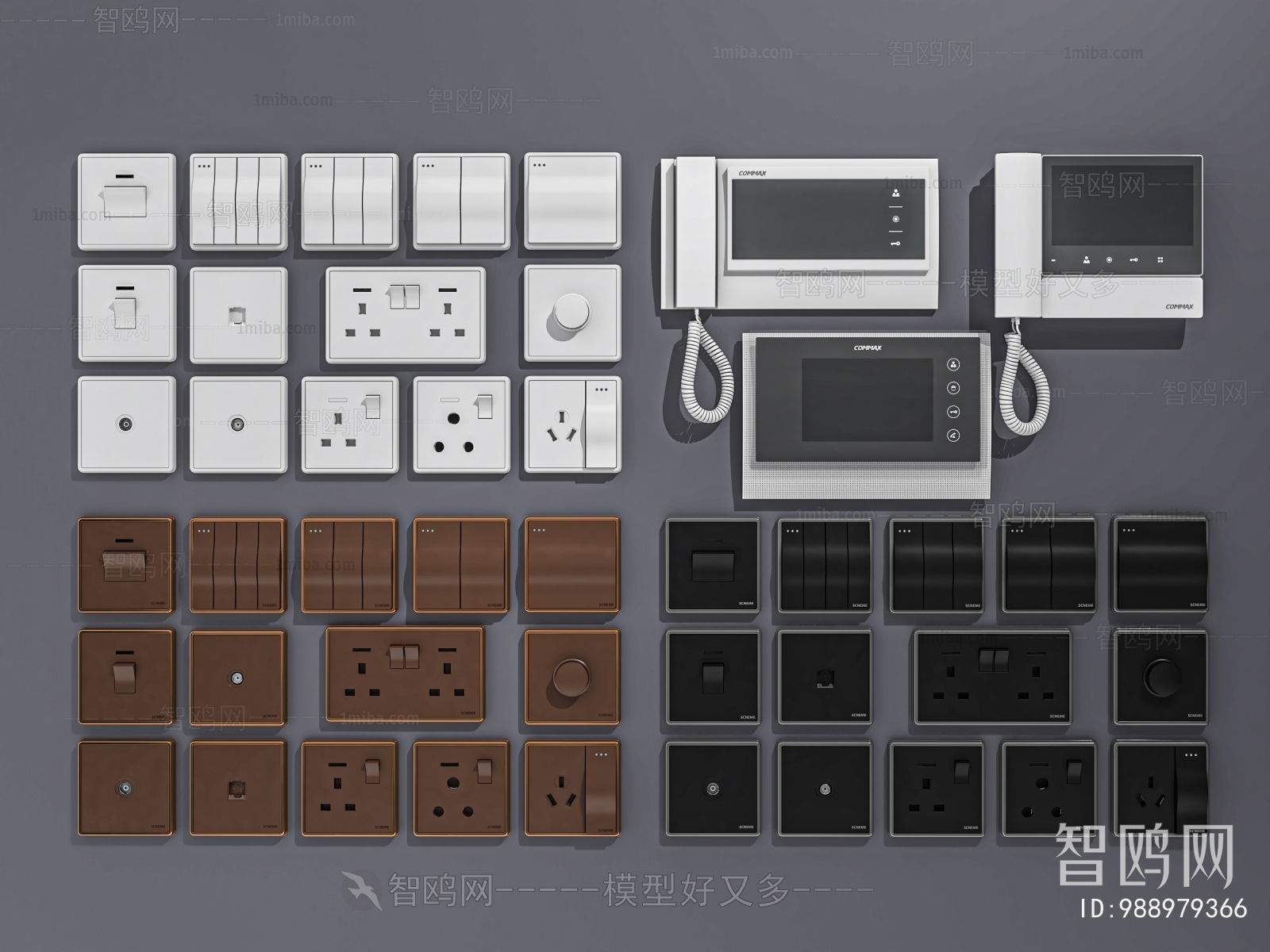 Modern Switch Socket Panel