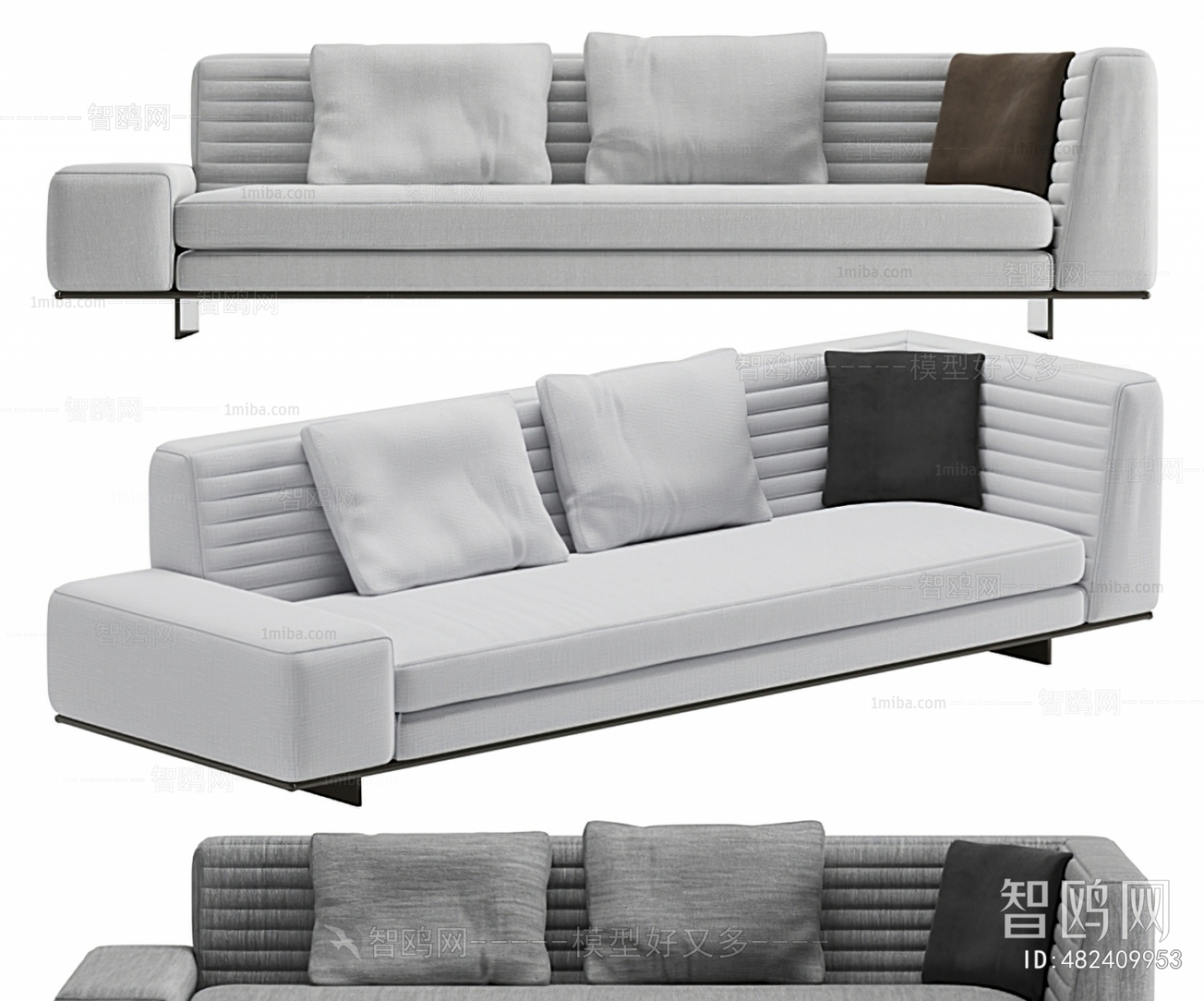 Modern Multi Person Sofa