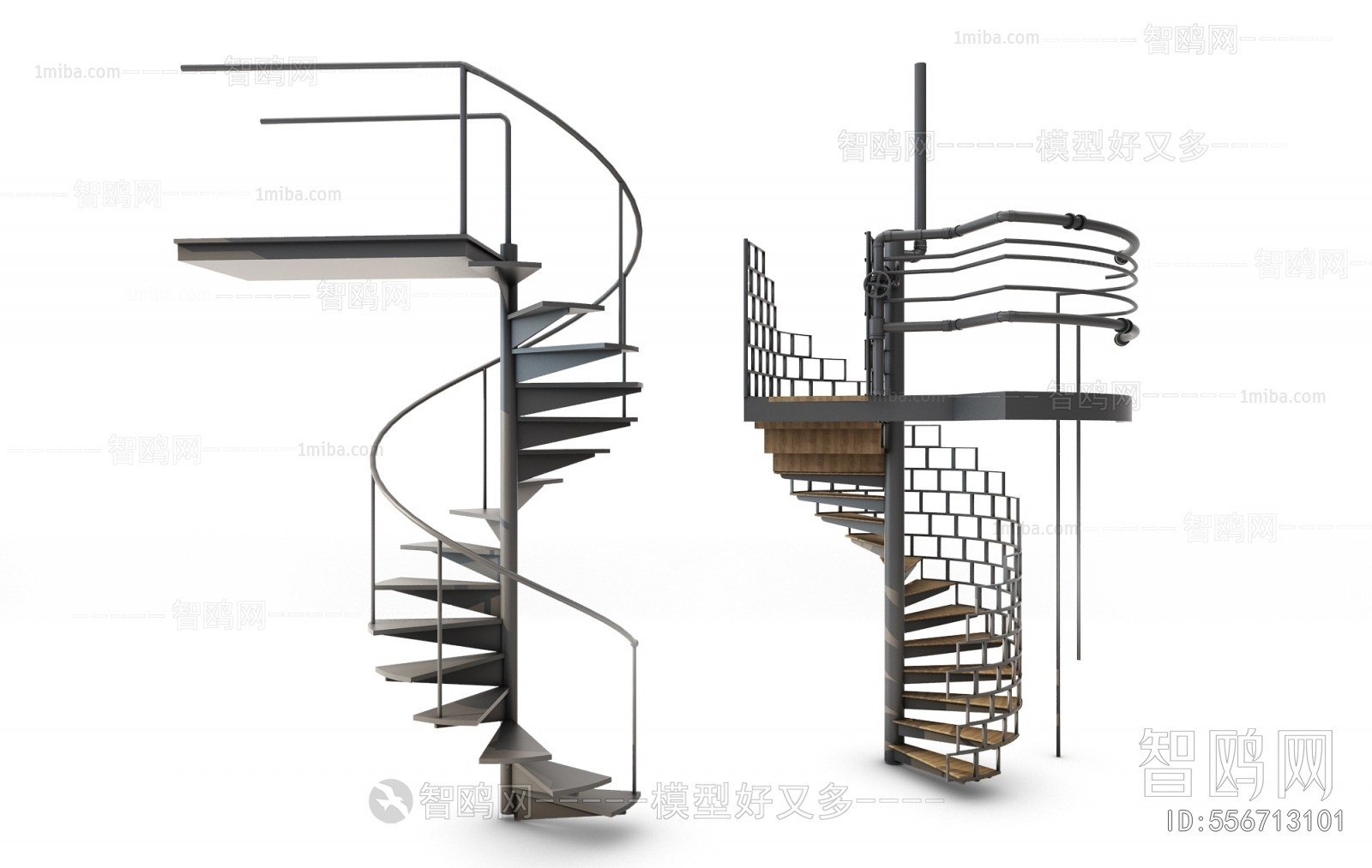 Modern Rotating Staircase