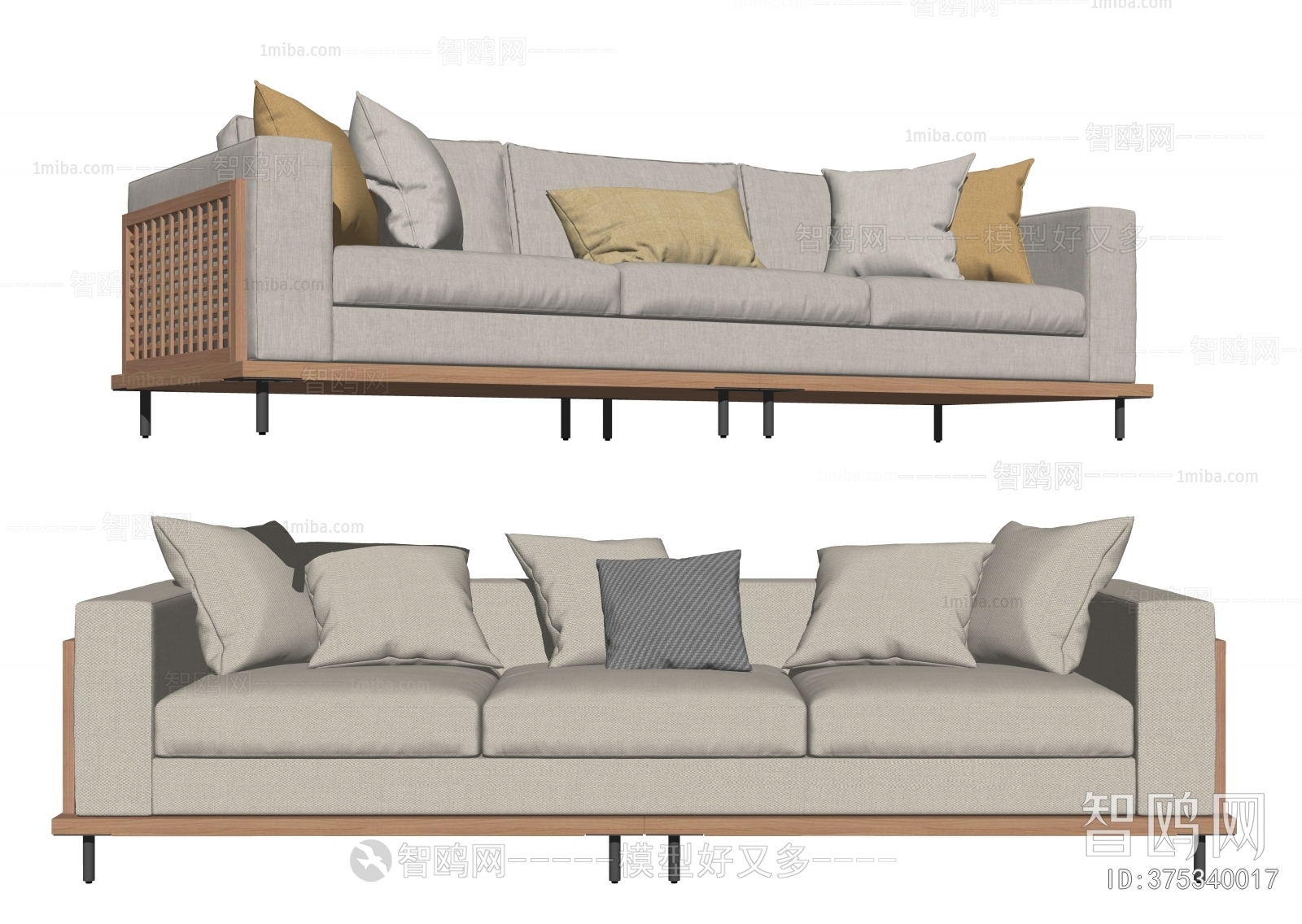 Modern Three-seat Sofa