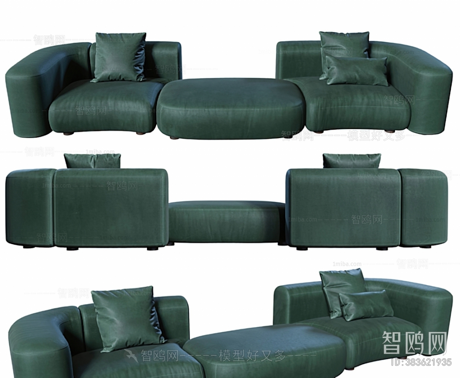 Modern Multi Person Sofa