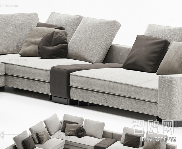 Modern Multi Person Sofa