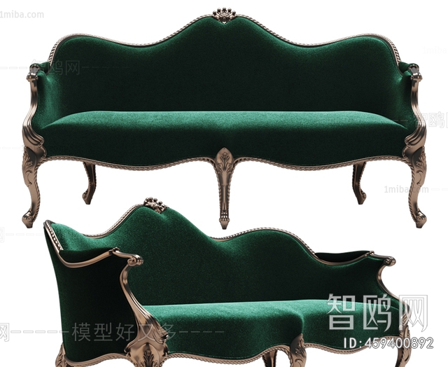 European Style Three-seat Sofa