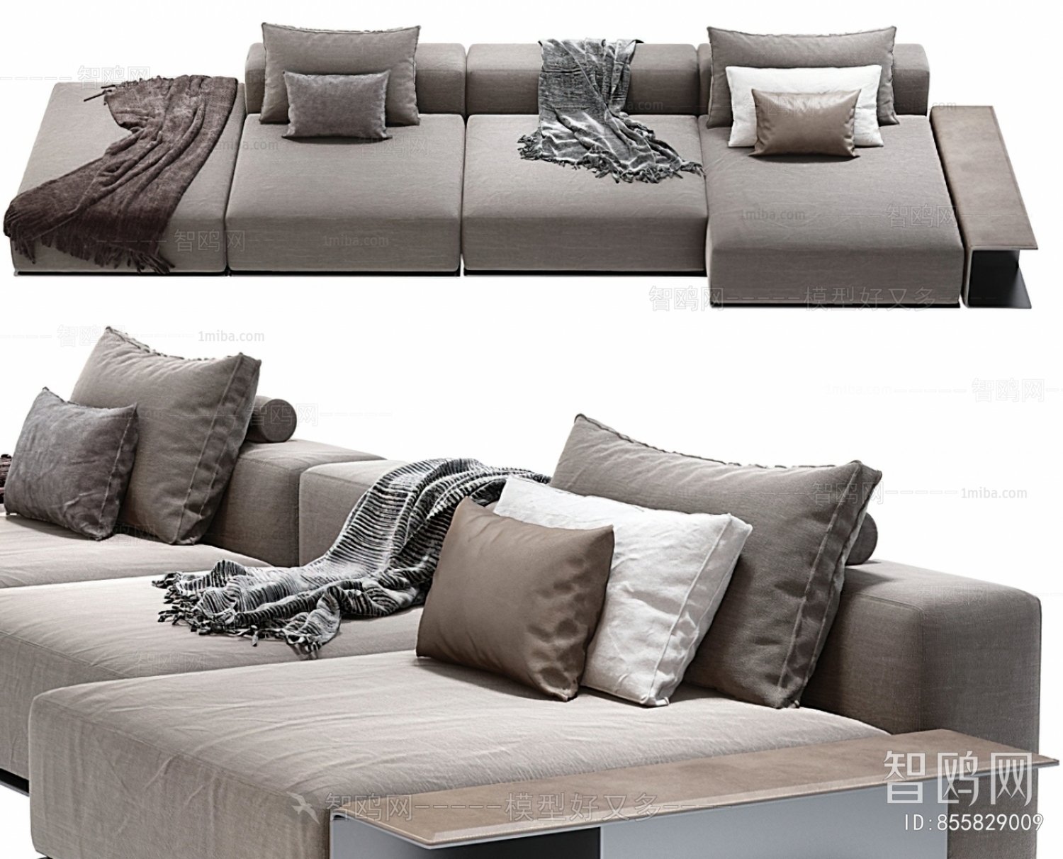 Modern Multi Person Sofa