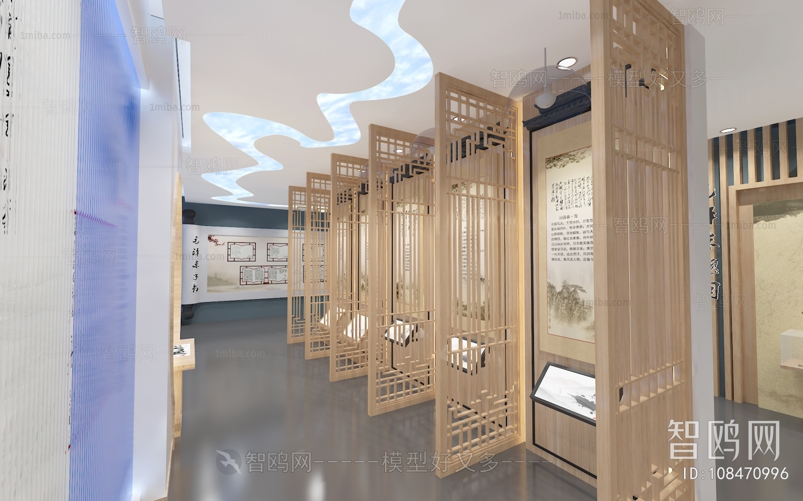 New Chinese Style Exhibition Hall