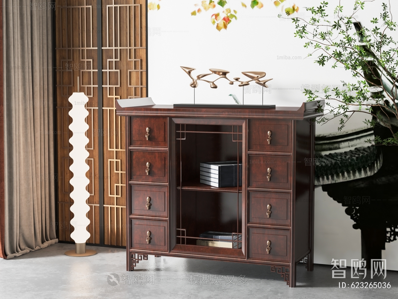 New Chinese Style Sideboard