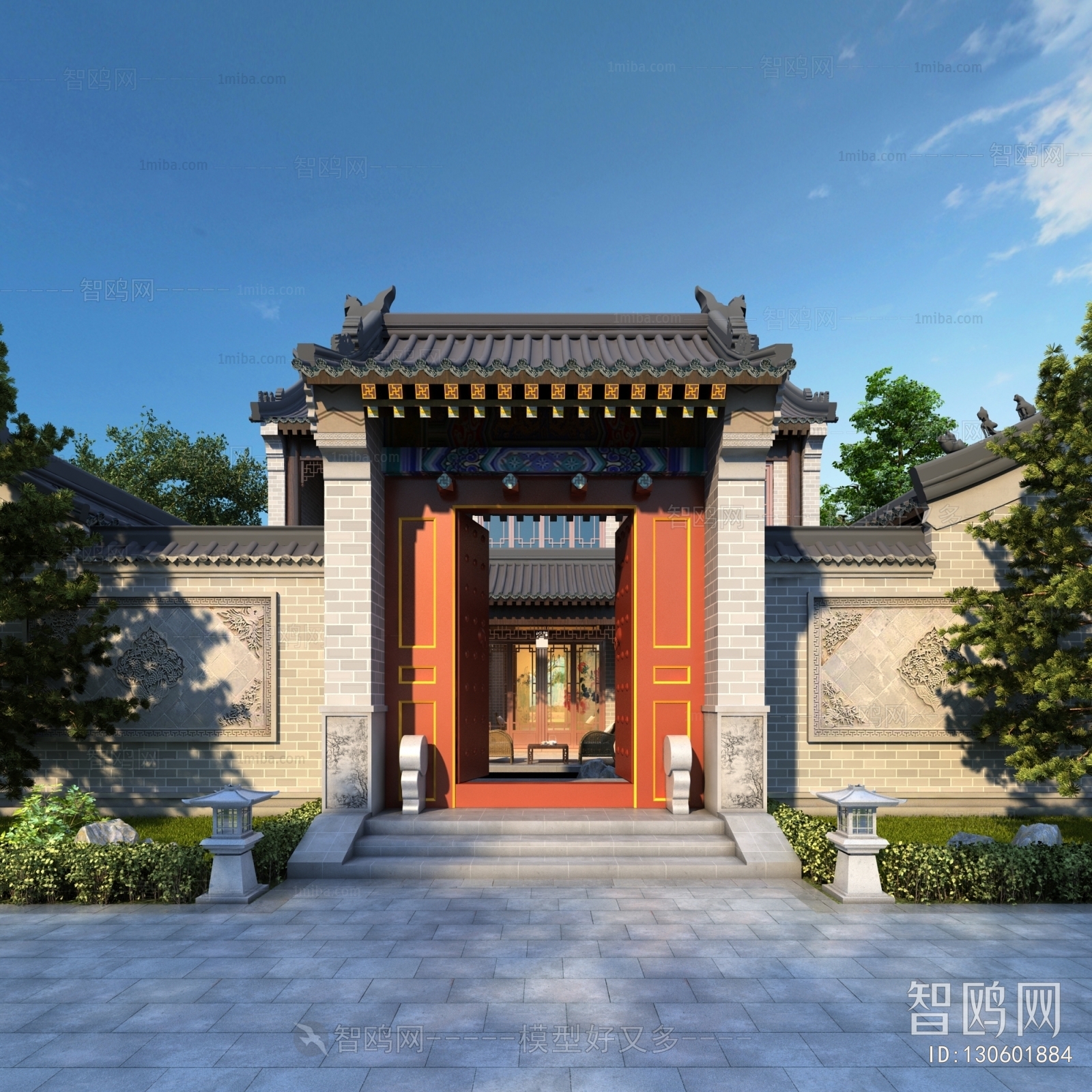 Chinese Style Building Component