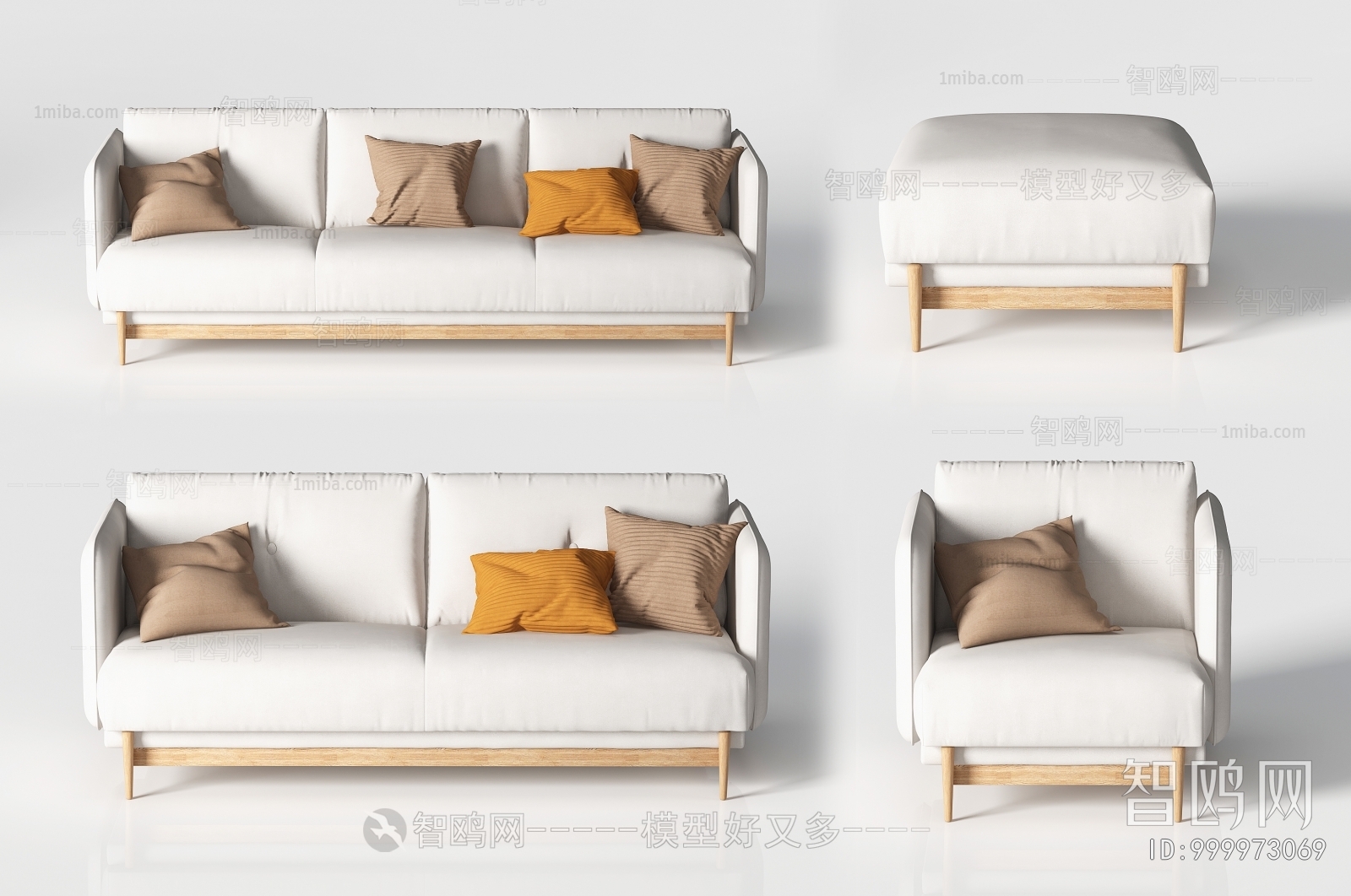 Nordic Style Sofa Combination