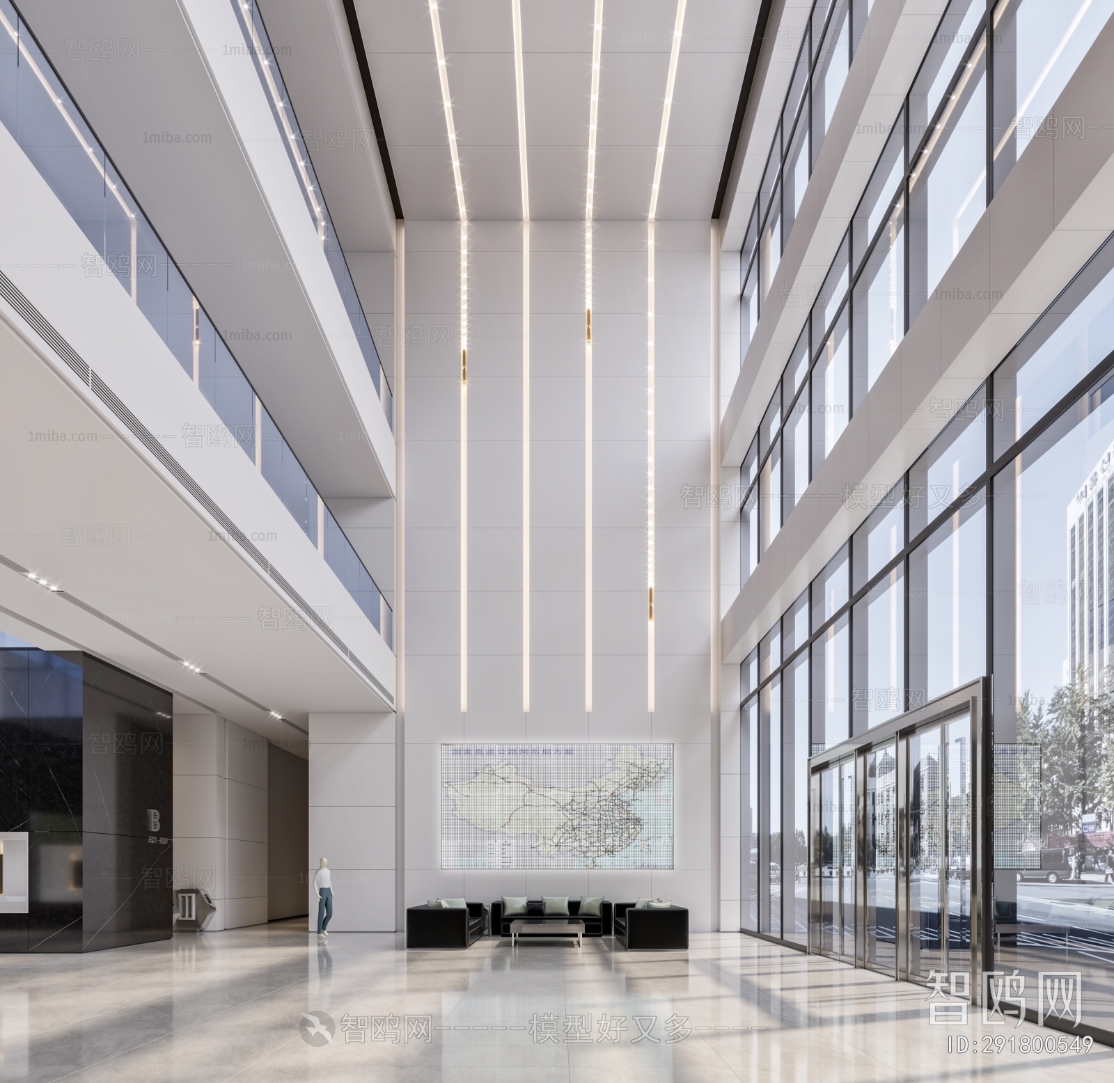 Modern Office Reception Desk