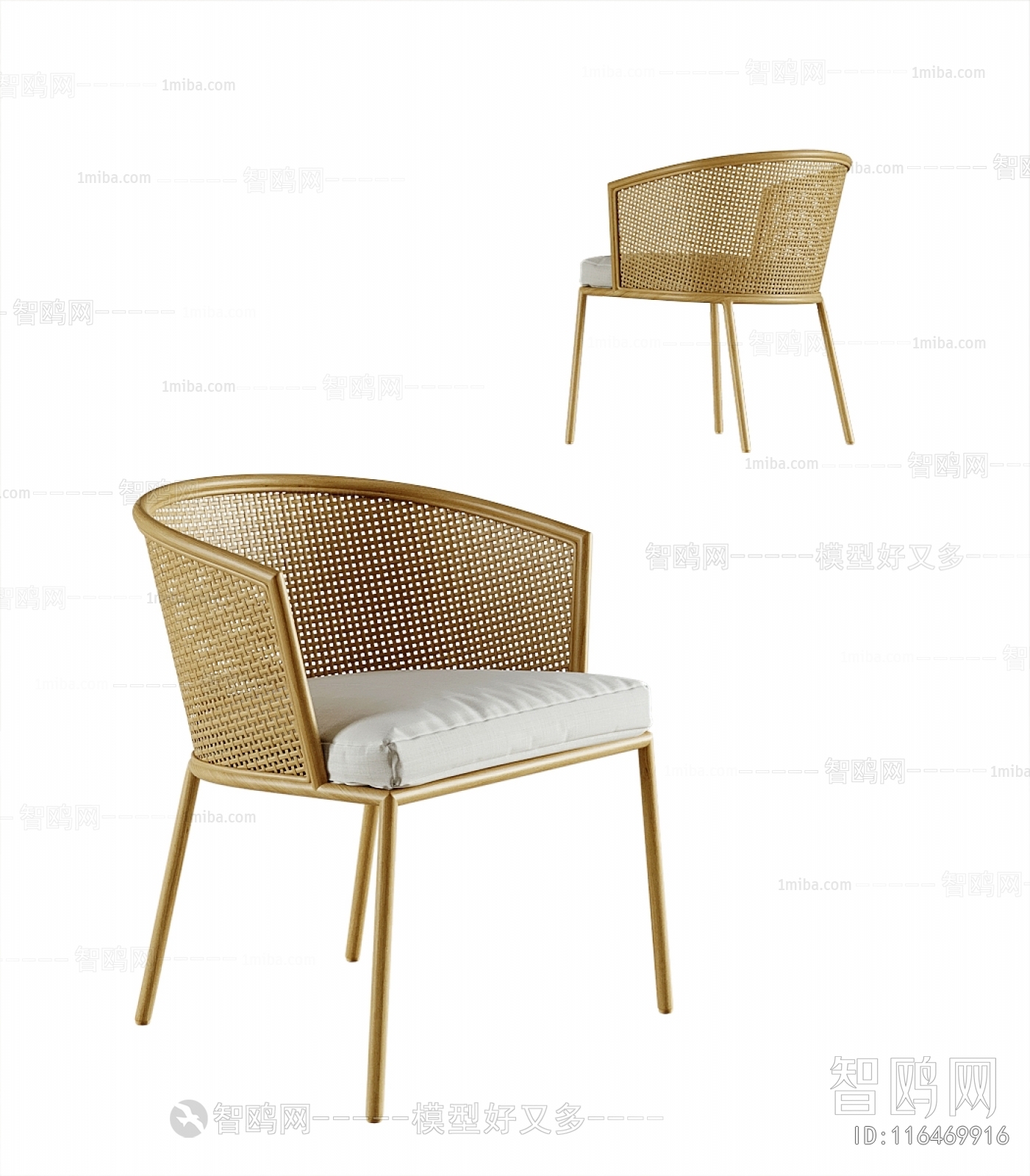 New Chinese Style Lounge Chair