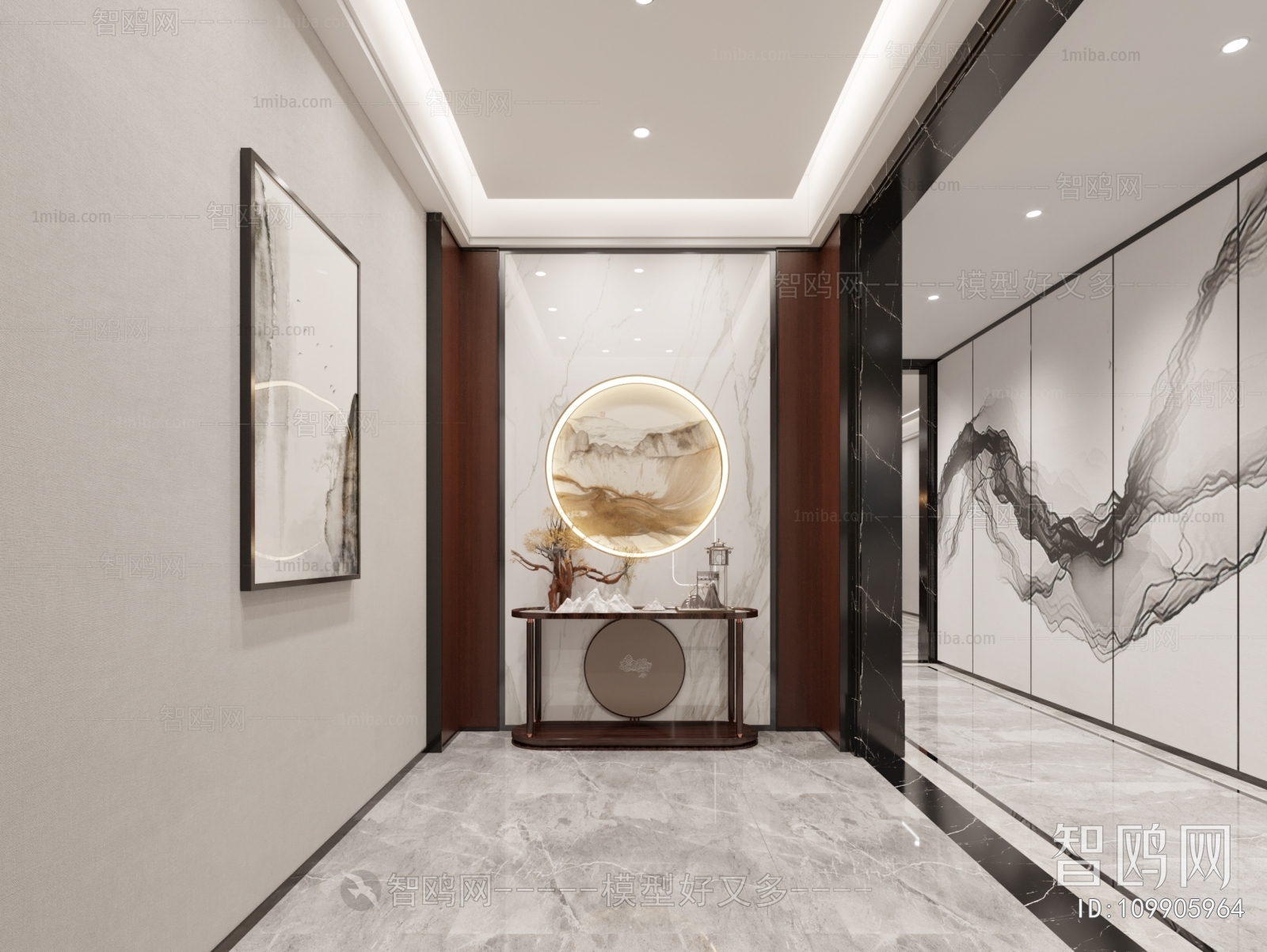 New Chinese Style Hallway