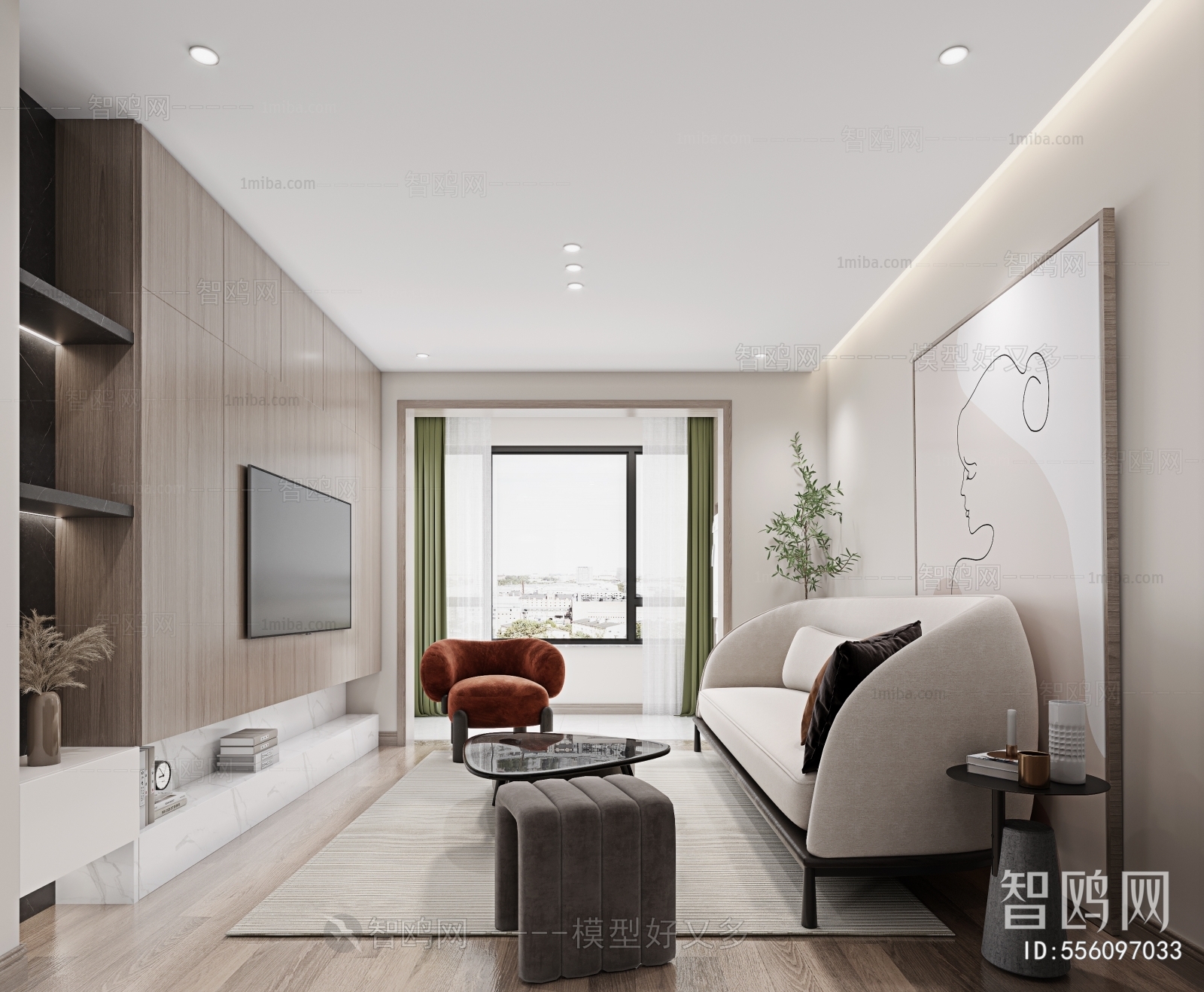 Modern A Living Room