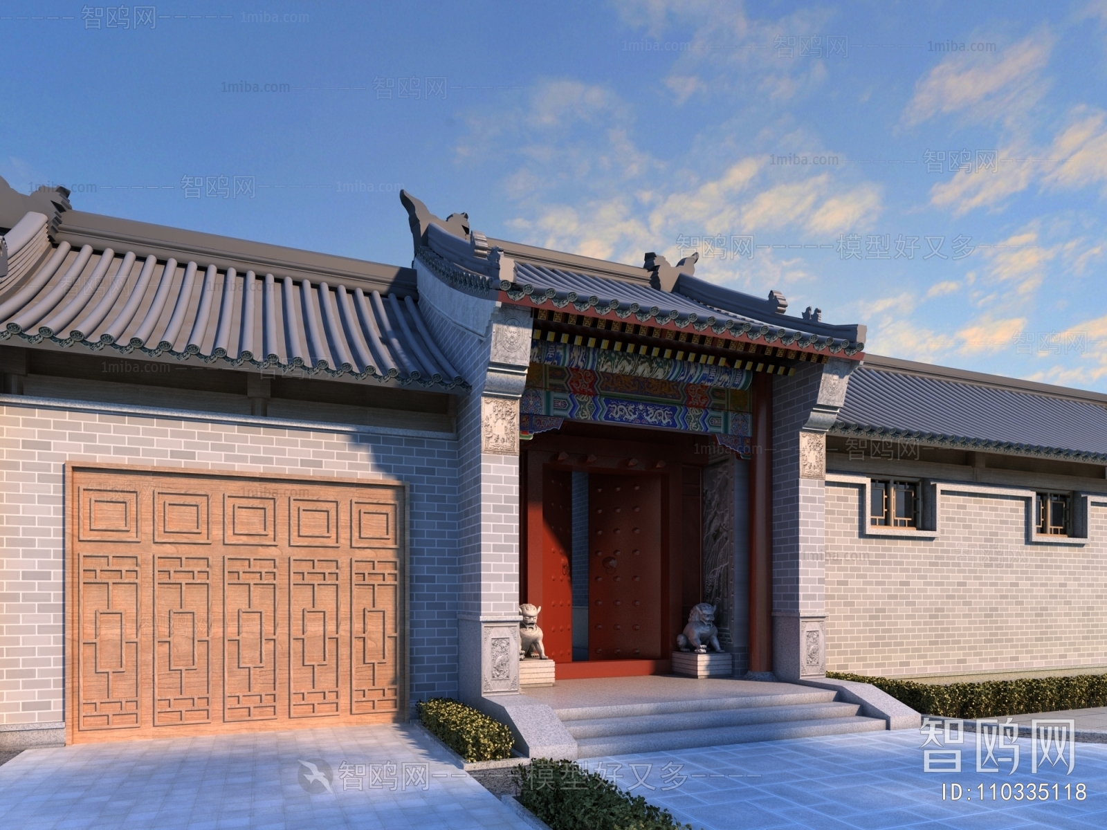 Chinese Style Building Component