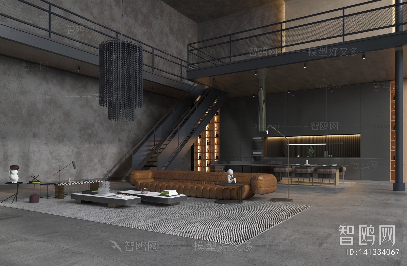 Industrial Style A Living Room