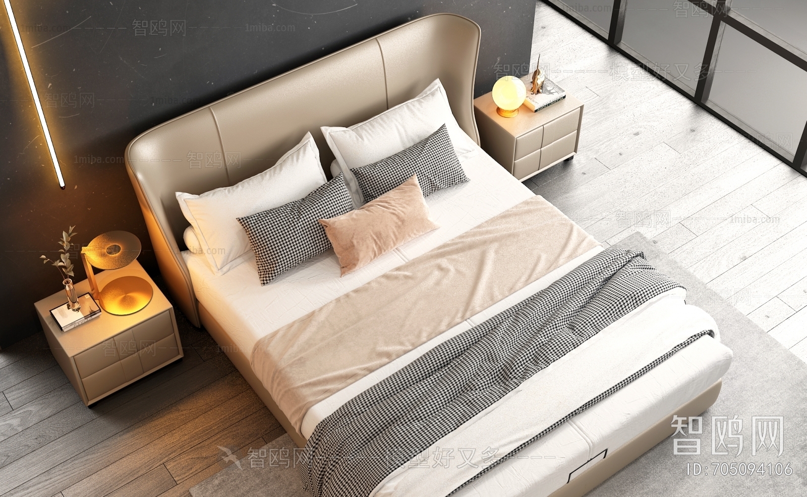 Modern Double Bed