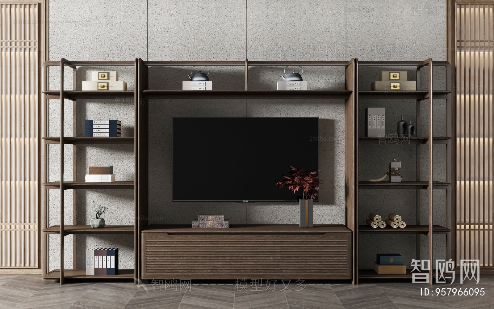 New Chinese Style TV Cabinet