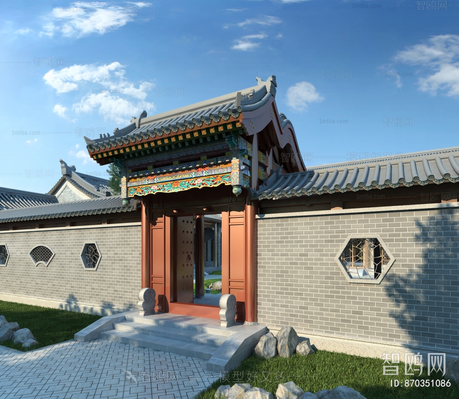 Chinese Style Building Component