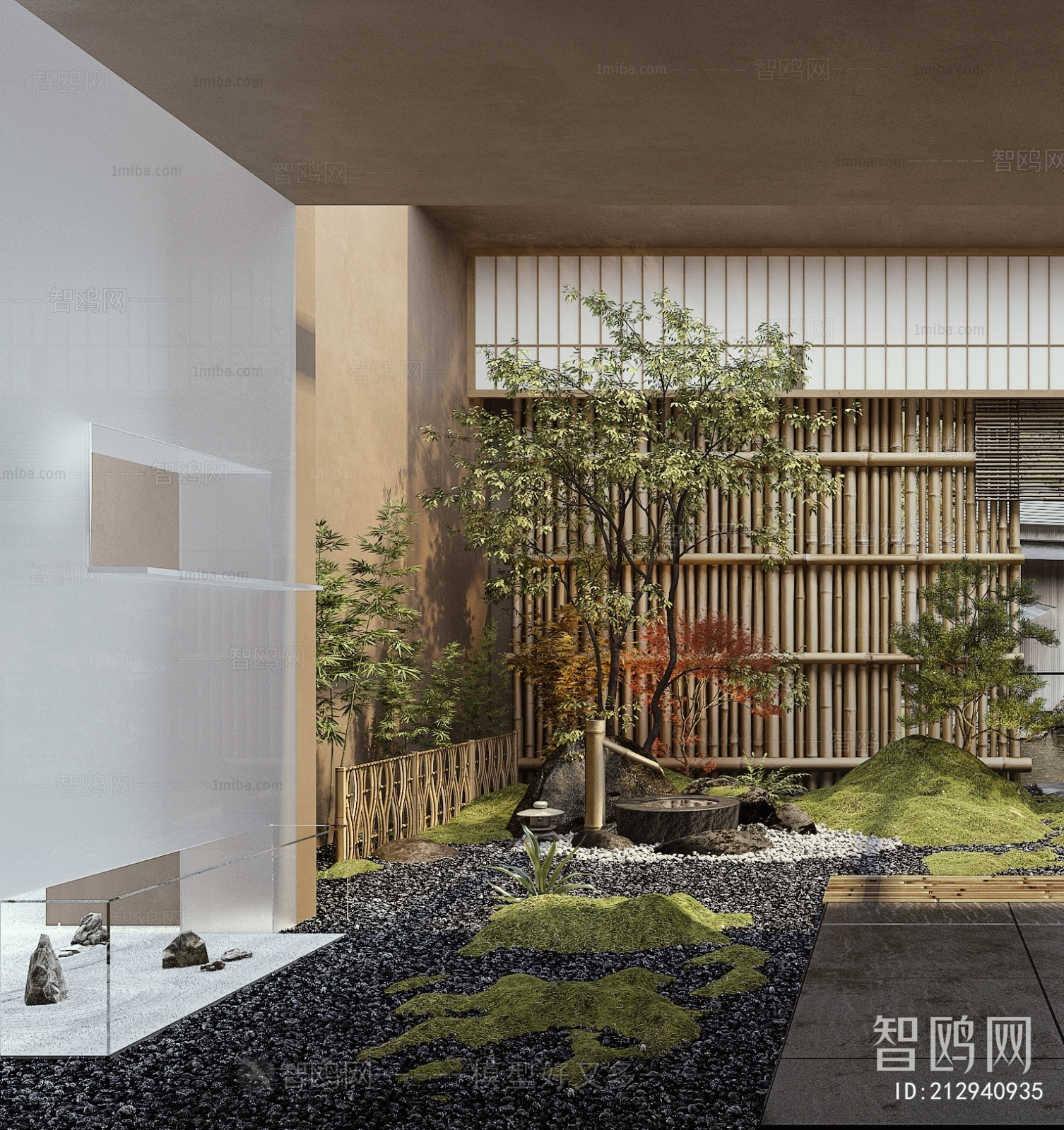 New Chinese Style Courtyard/landscape