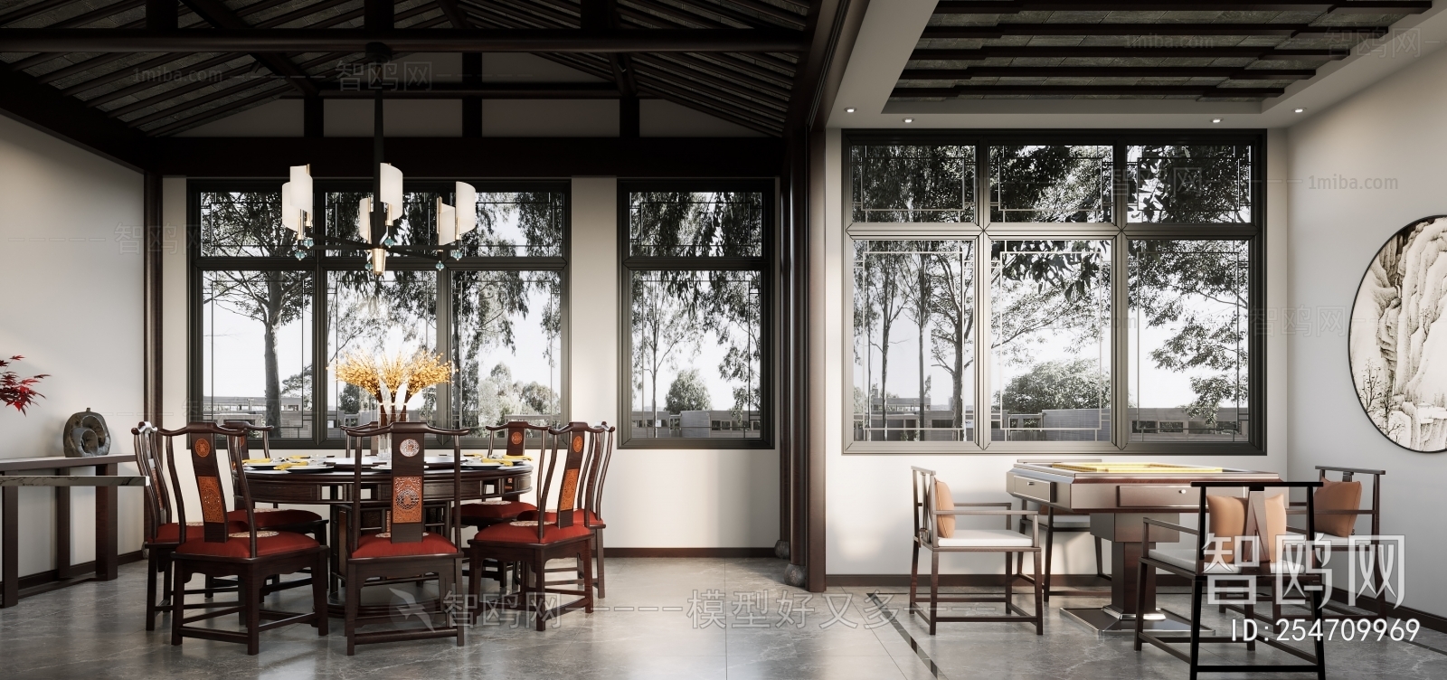 Chinese Style Dining Room