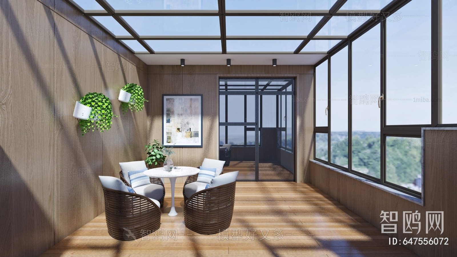 Modern Glass Sun Room