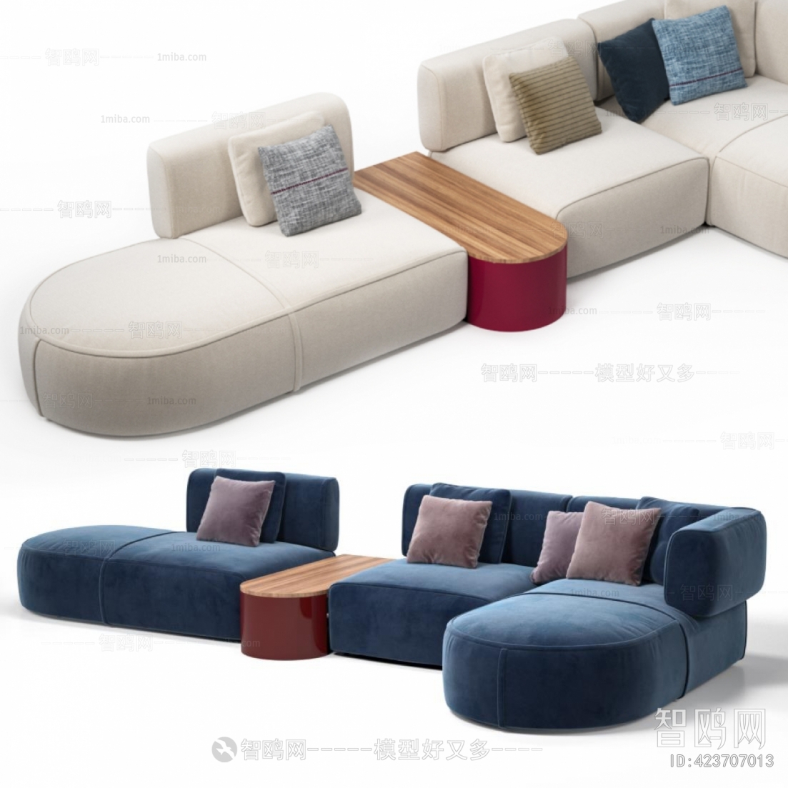 Modern Multi Person Sofa