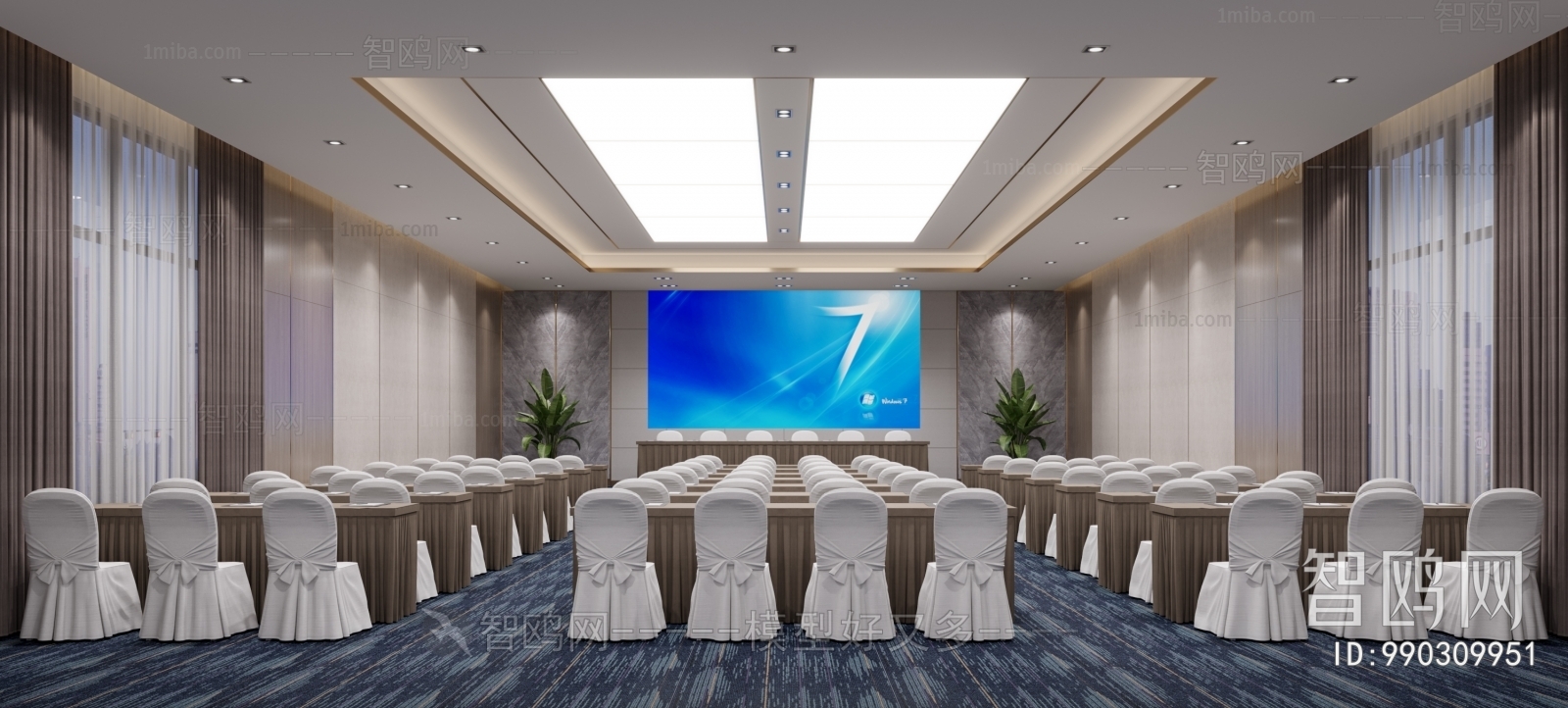 New Chinese Style Meeting Room